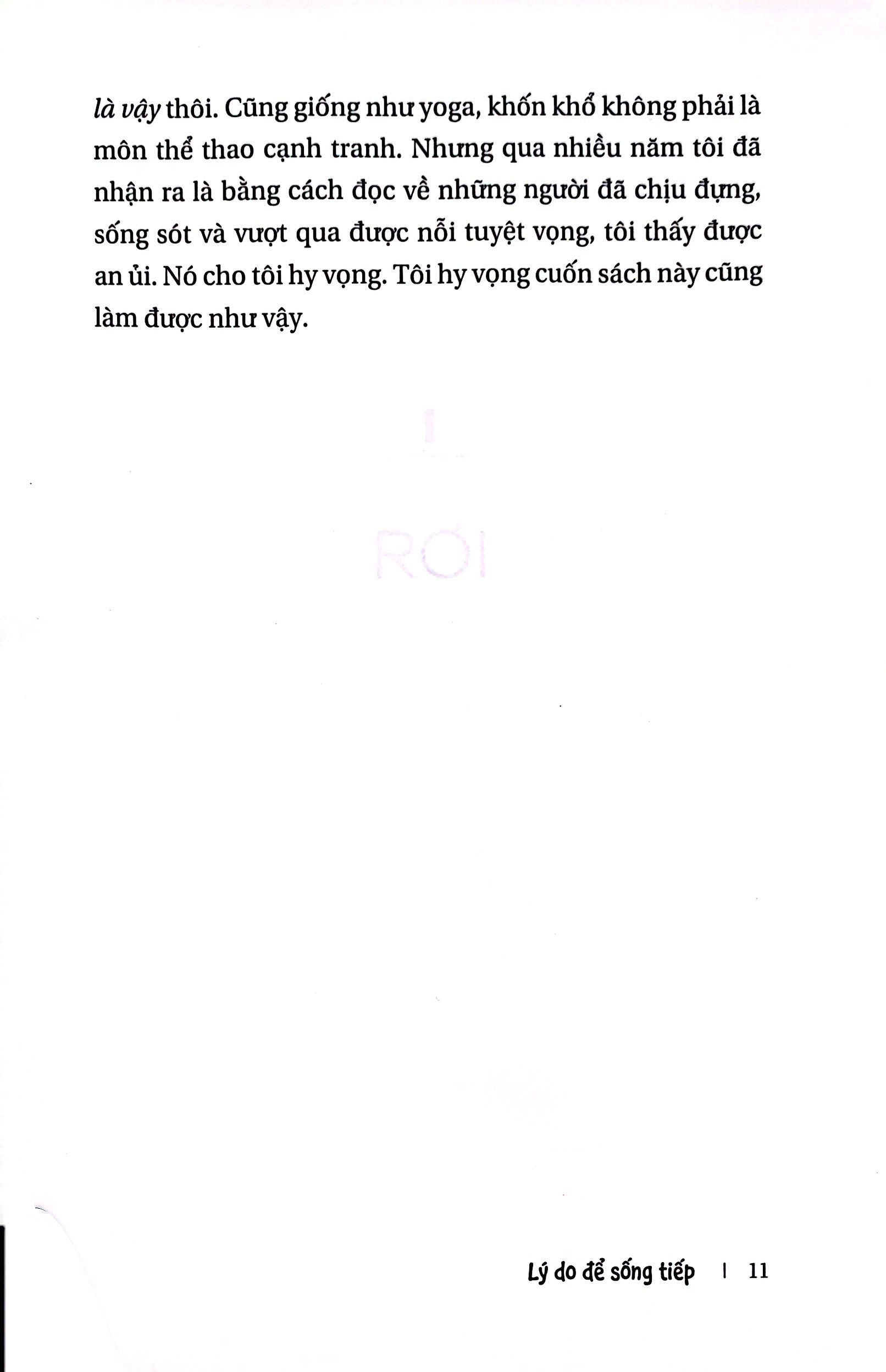 lý do để sống tiếp