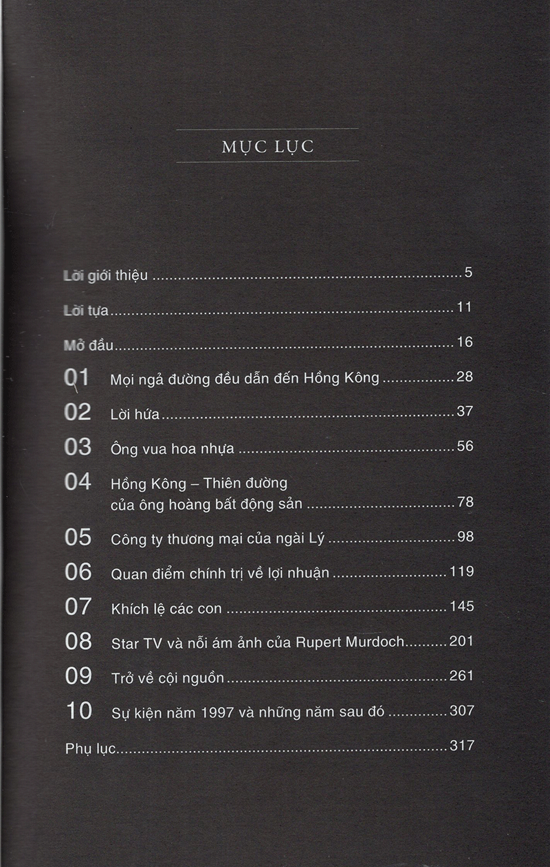 lý gia thành - “ông chủ của những ông chủ” trong giới kinh doanh hồng kông (tái bản 2017)