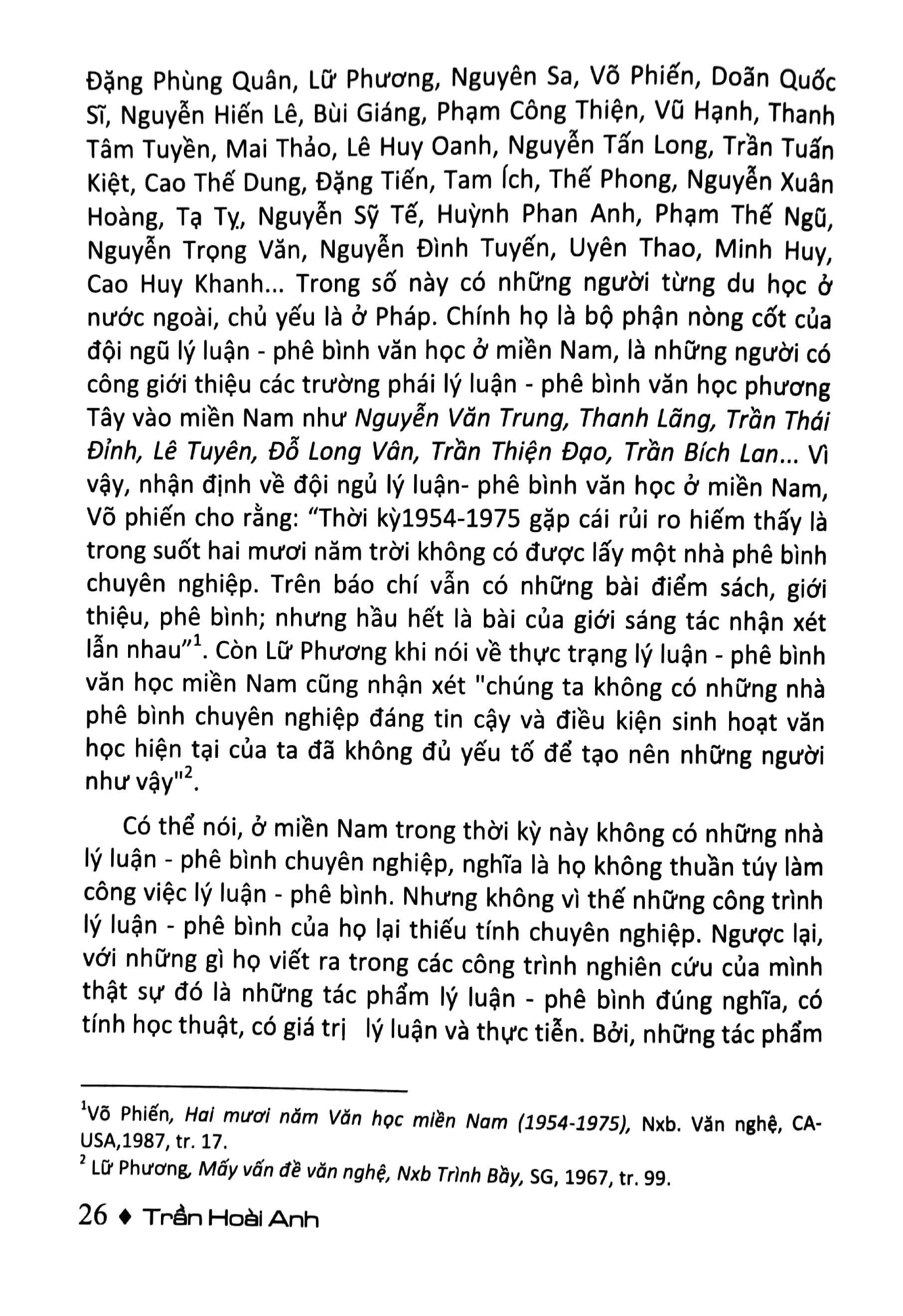 lý luận-phê bình văn học miền nam 1954-1975 - tiếp nhận và ứng dụng