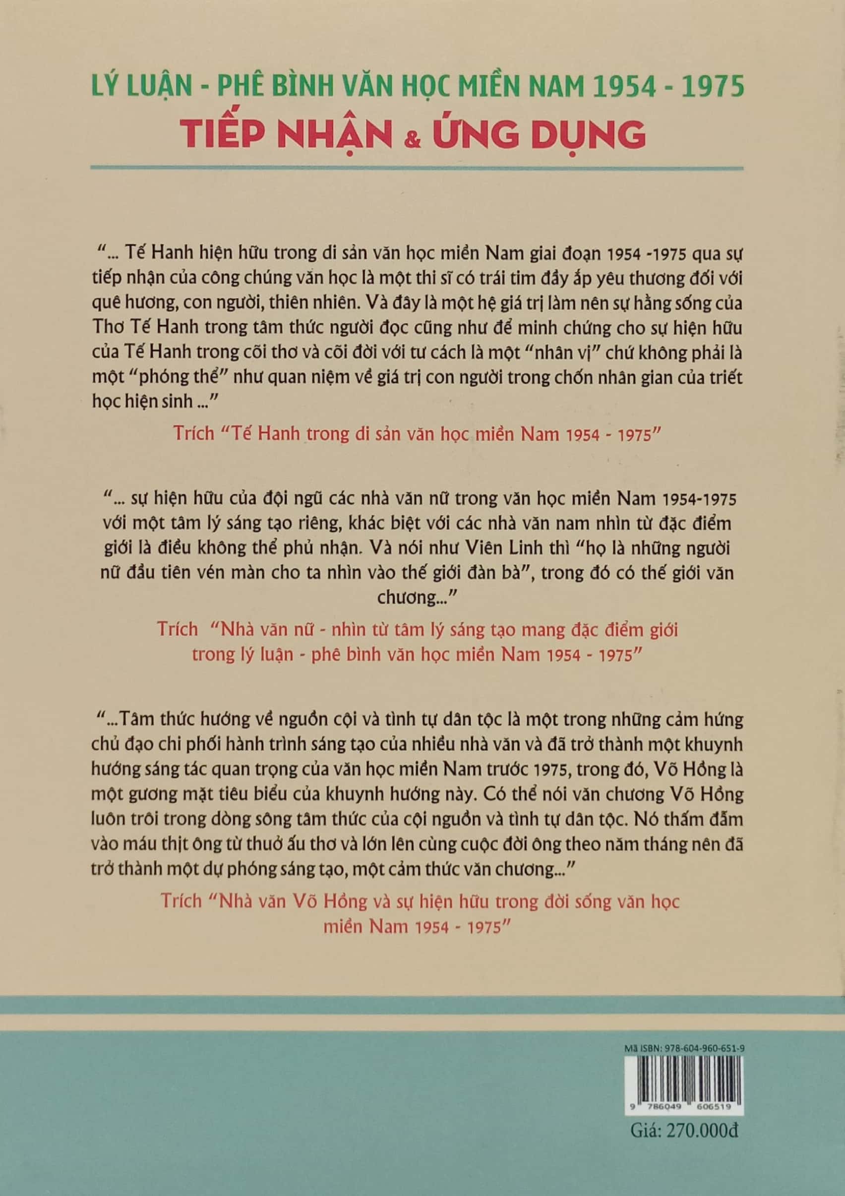 lý luận-phê bình văn học miền nam 1954-1975 - tiếp nhận và ứng dụng