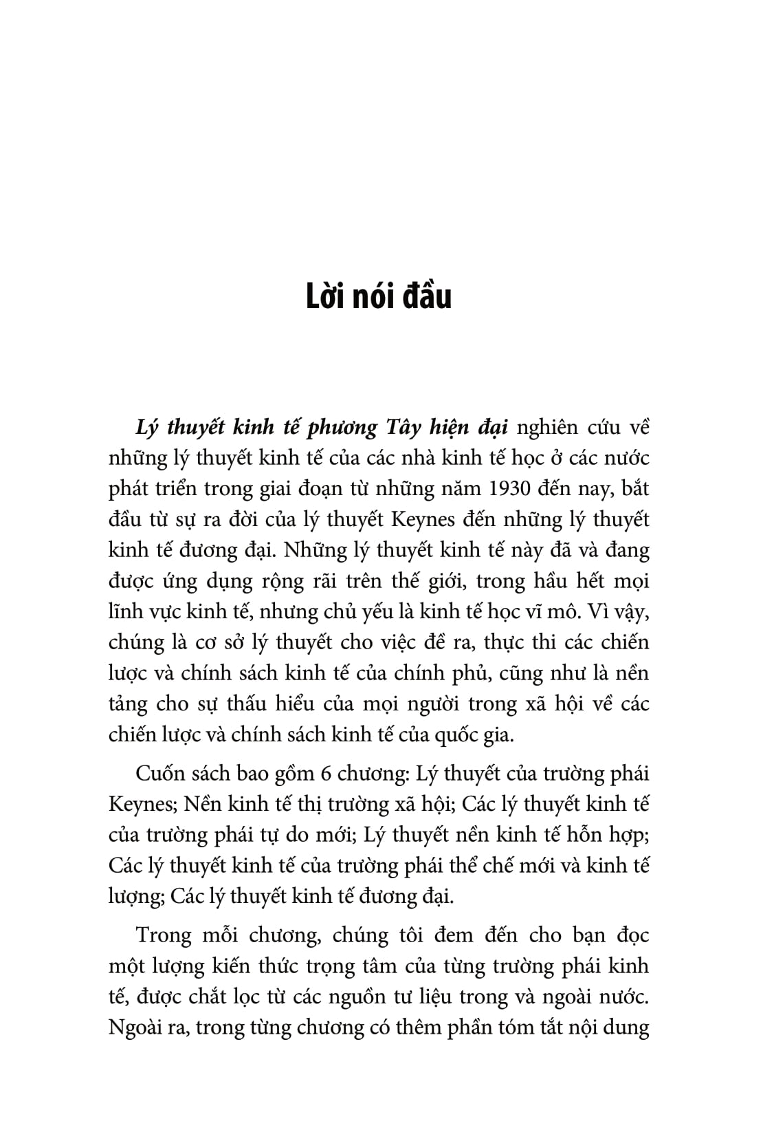 Ly Thuyet Kinh Te Phuong Tay Hien Dai