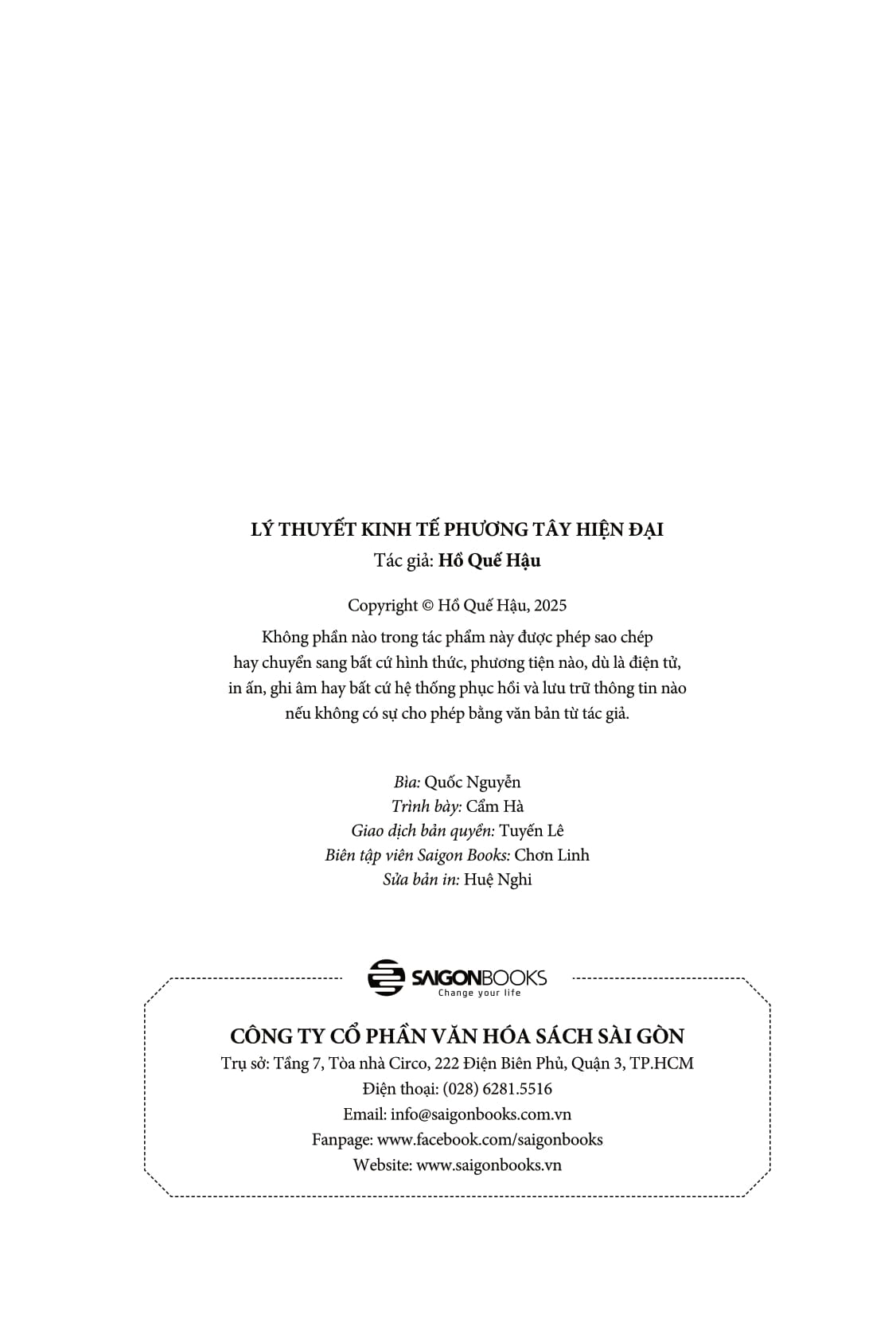 Ly Thuyet Kinh Te Phuong Tay Hien Dai