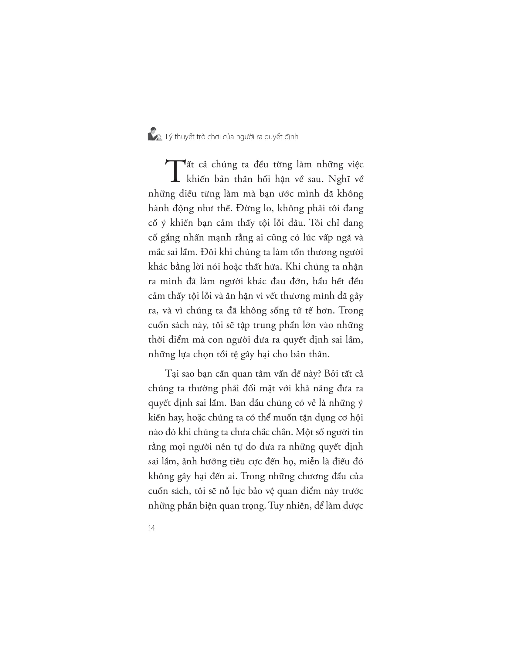 lý thuyết trò chơi của người ra quyết định