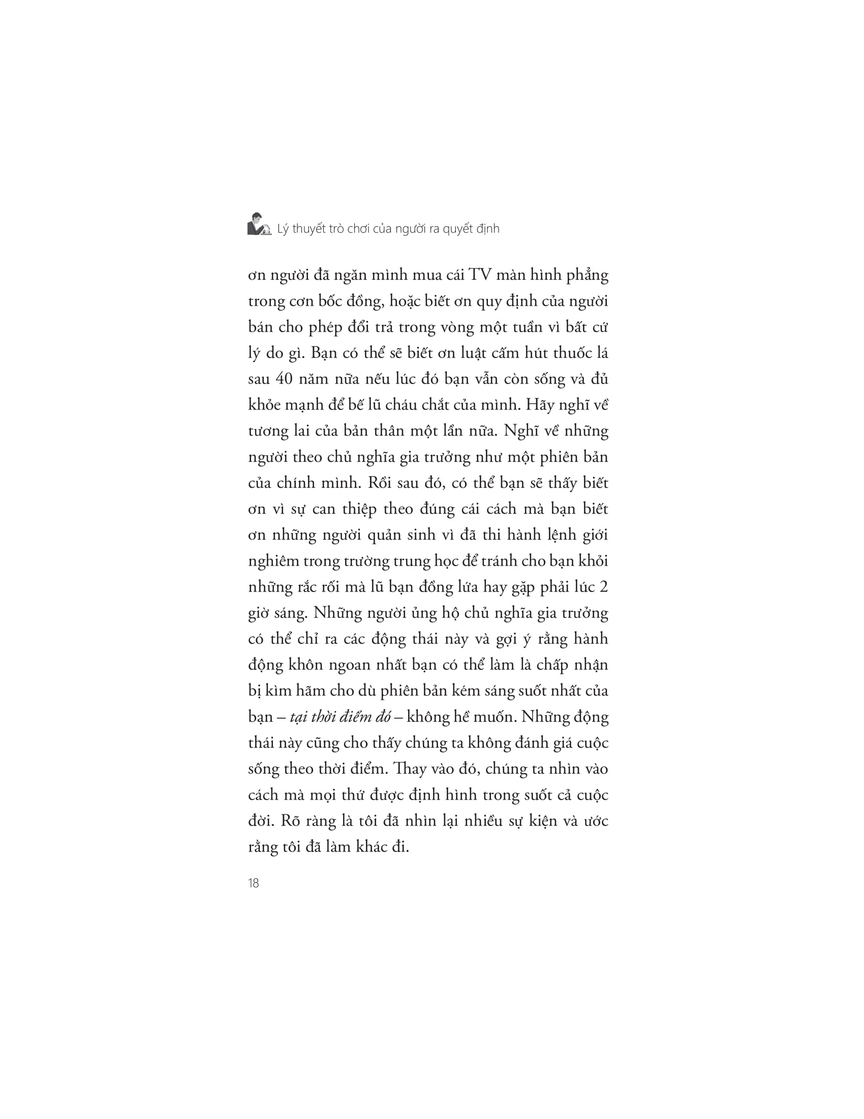 lý thuyết trò chơi của người ra quyết định