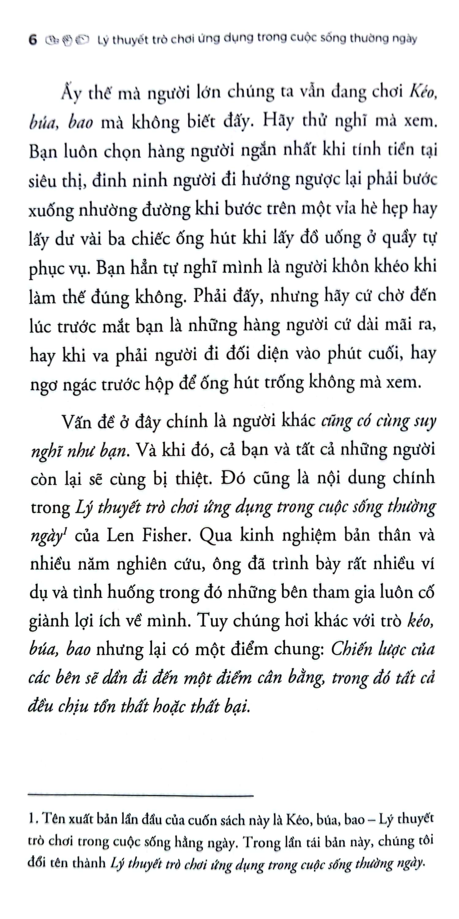 lý thuyết trò chơi - ứng dụng trong cuộc sống thường ngày