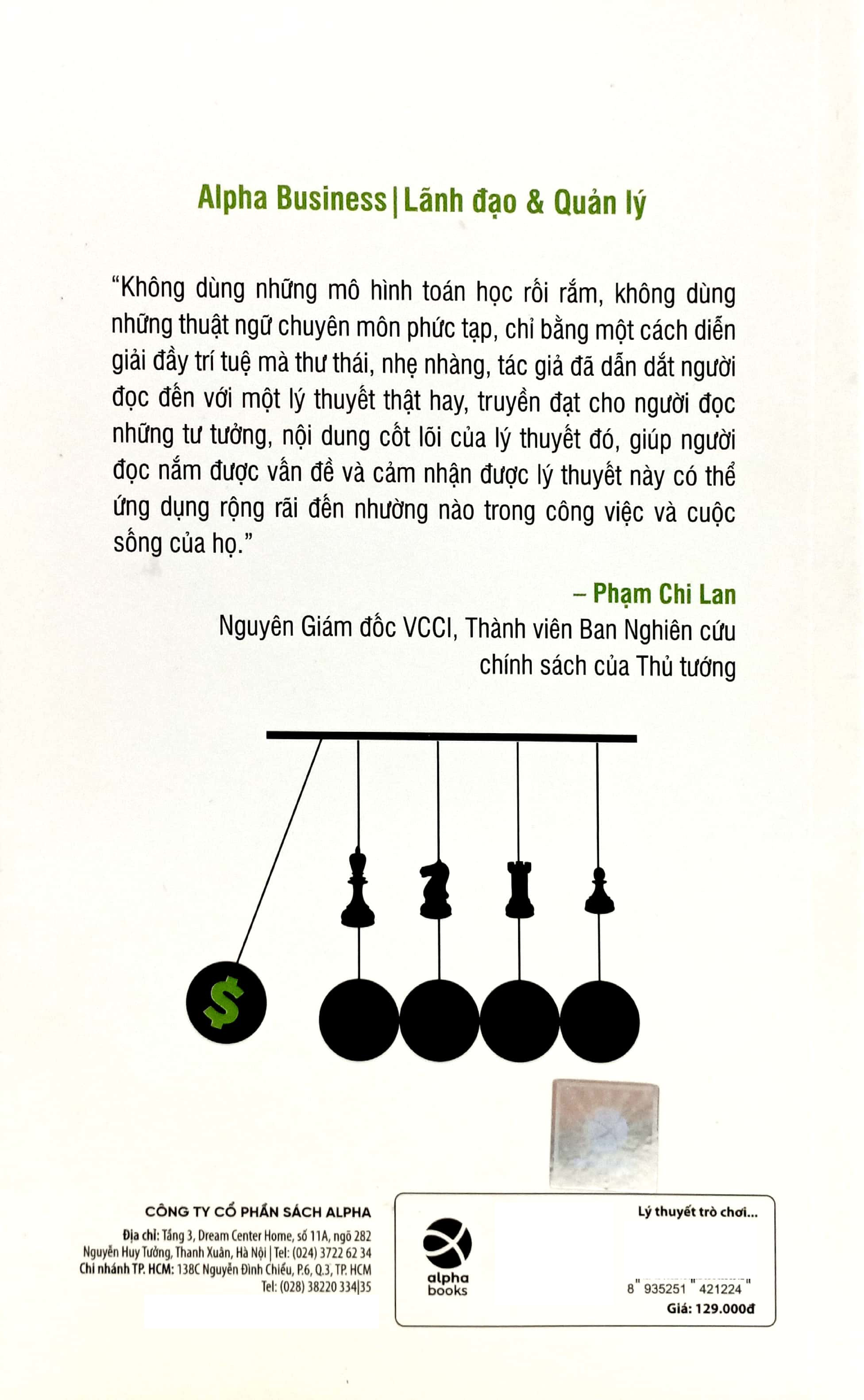 lý thuyết trò chơi và ứng dụng trong quản trị kinh doanh