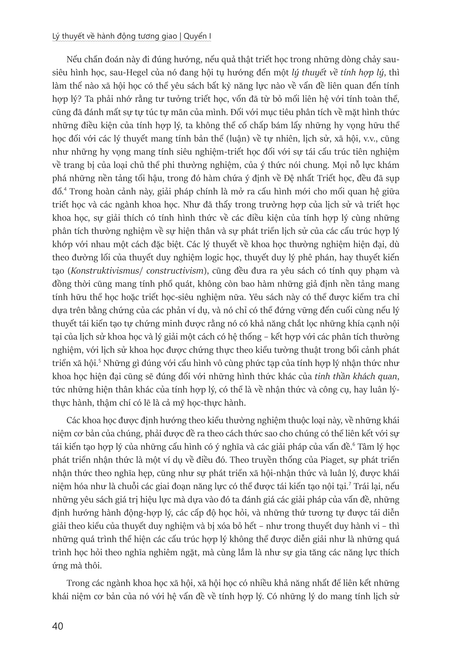 Ly Thuyet Ve Hanh Dong Tuong Giao - Theorie Des Kommunikativen Handelns - Bia Cung