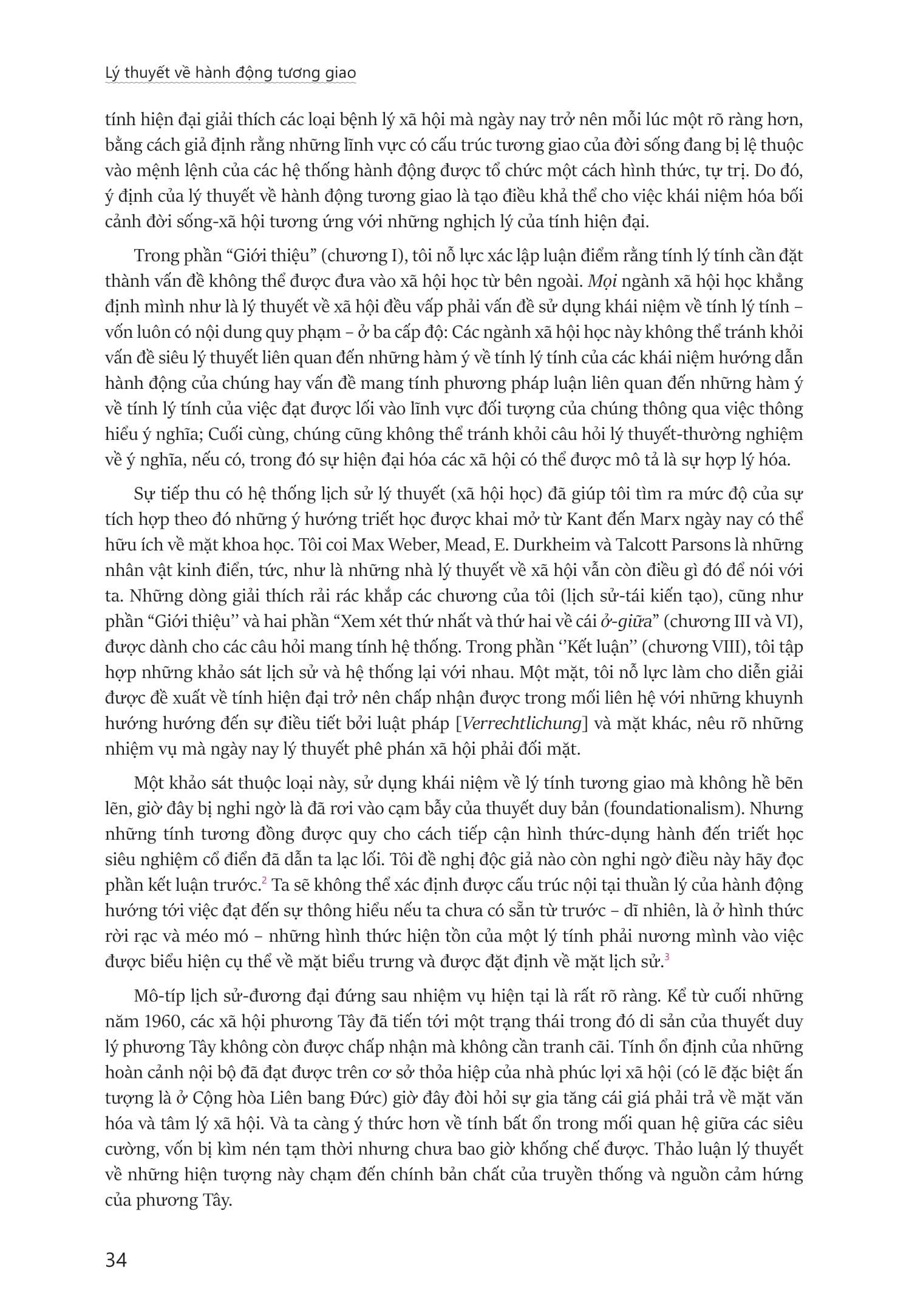 Ly Thuyet Ve Hanh Dong Tuong Giao - Theorie Des Kommunikativen Handelns - Bia Cung