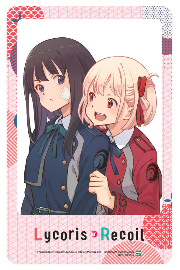 lycoris recoil - tập 1 - bản sưu tầm - tặng kèm card nhân vật + clear card + giá đỡ điện thoại acrylic + set bookmark