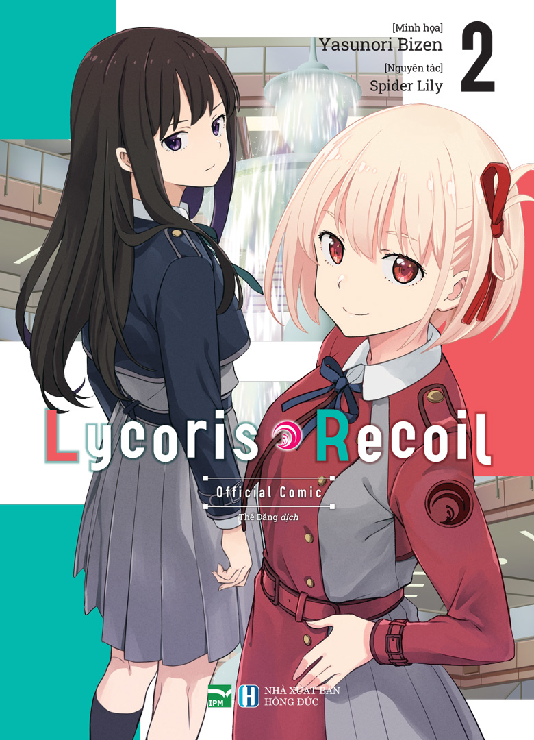 lycoris recoil - tập 2 - bản sưu tầm - tặng kèm 1 card nhân vật + 1 clear card + 2 poster chung 1 ống