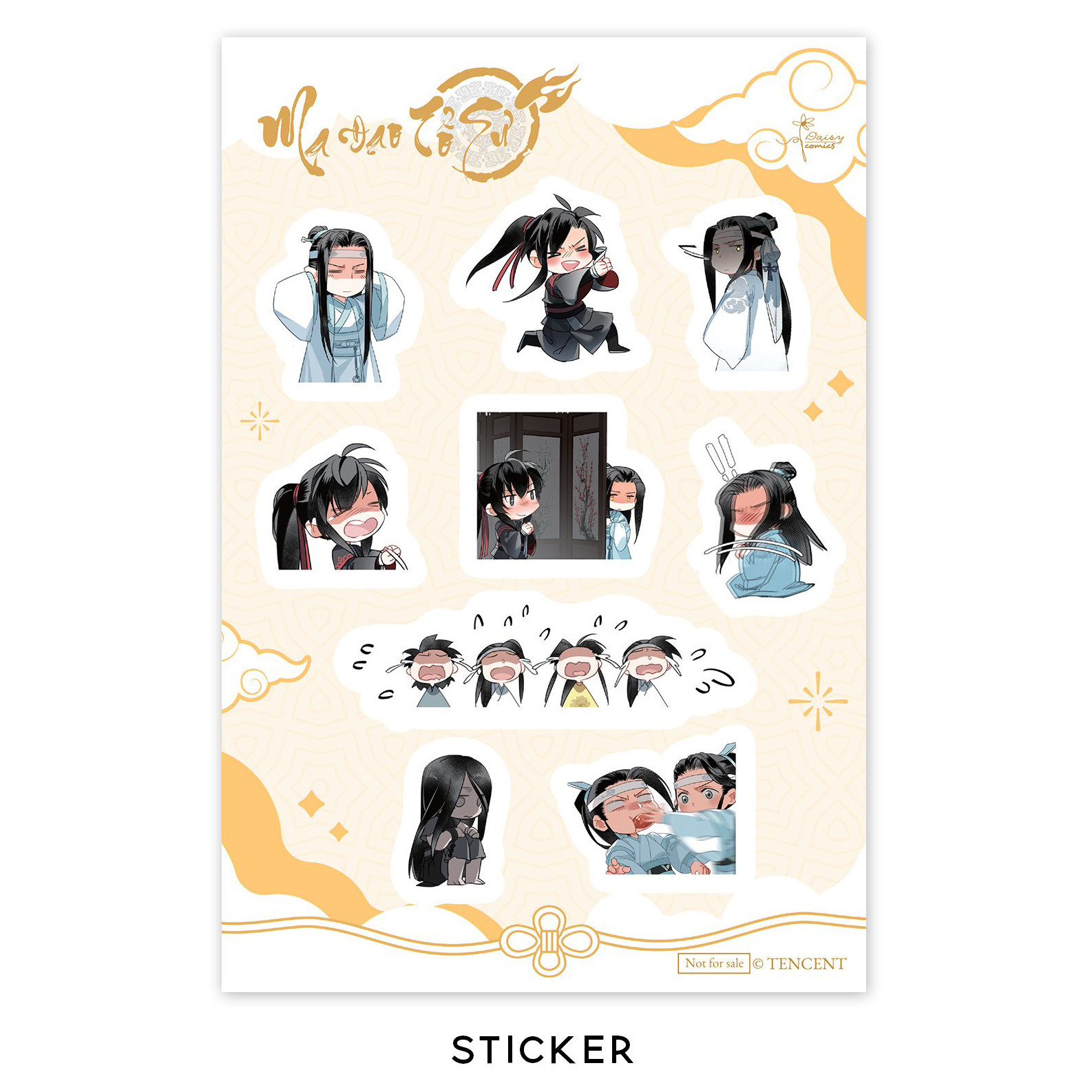 ma đạo tổ sư - bản truyện tranh - tập 6 - tặng kèm set sticker