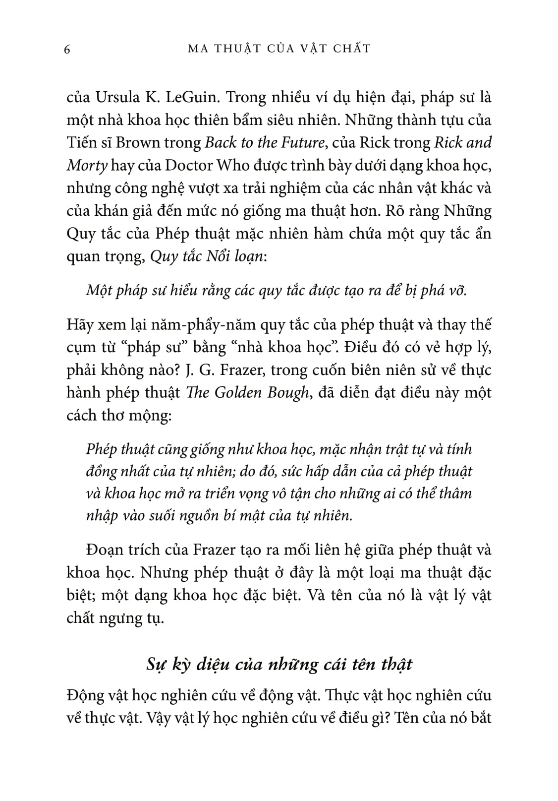 ma thuật của vật chất - tinh thể, hỗn độn và phép thuật của vật lý