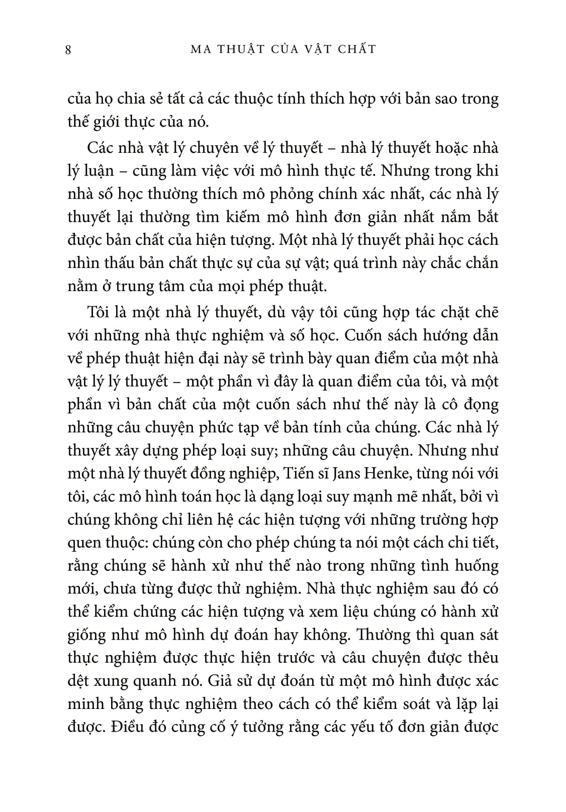 ma thuật của vật chất - tinh thể, hỗn độn và phép thuật của vật lý