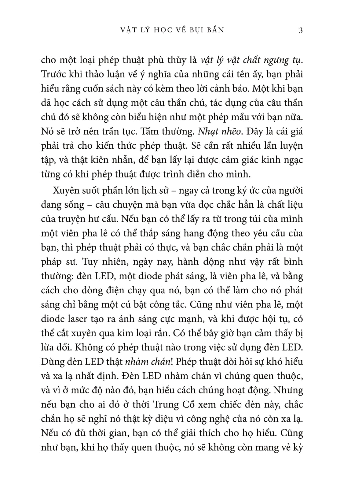 ma thuật của vật chất - tinh thể, hỗn độn và phép thuật của vật lý