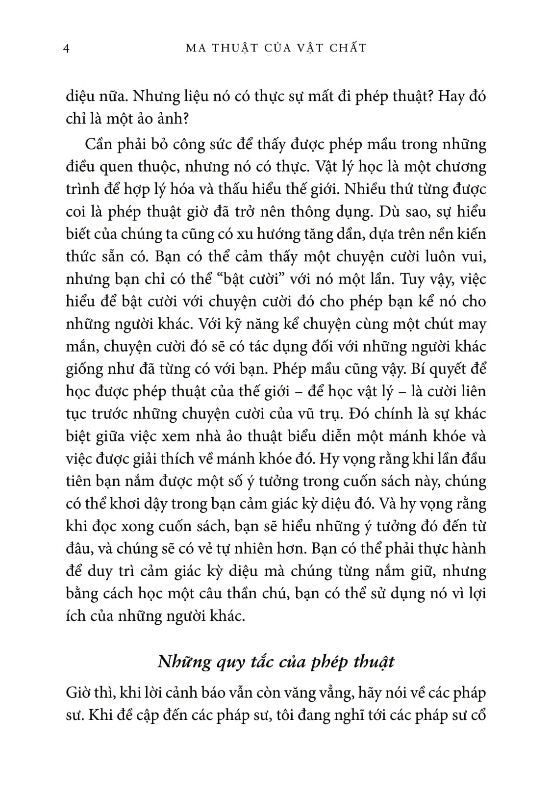 ma thuật của vật chất - tinh thể, hỗn độn và phép thuật của vật lý