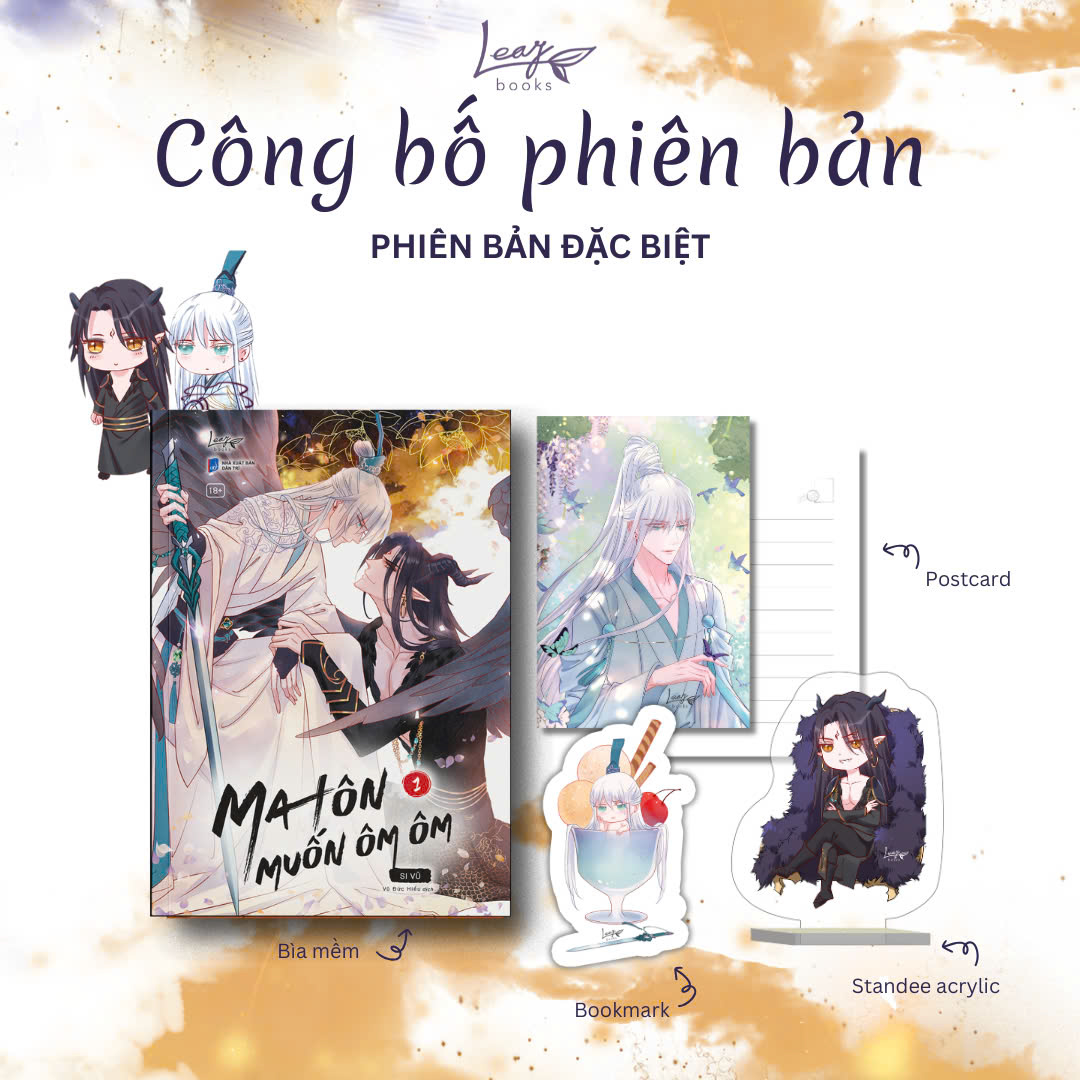 Ma Ton Muon Om Om - Tap 1 - Ban Dac Biet - Tang Kem Bookmark + Postcard Boi Cung + Standee
