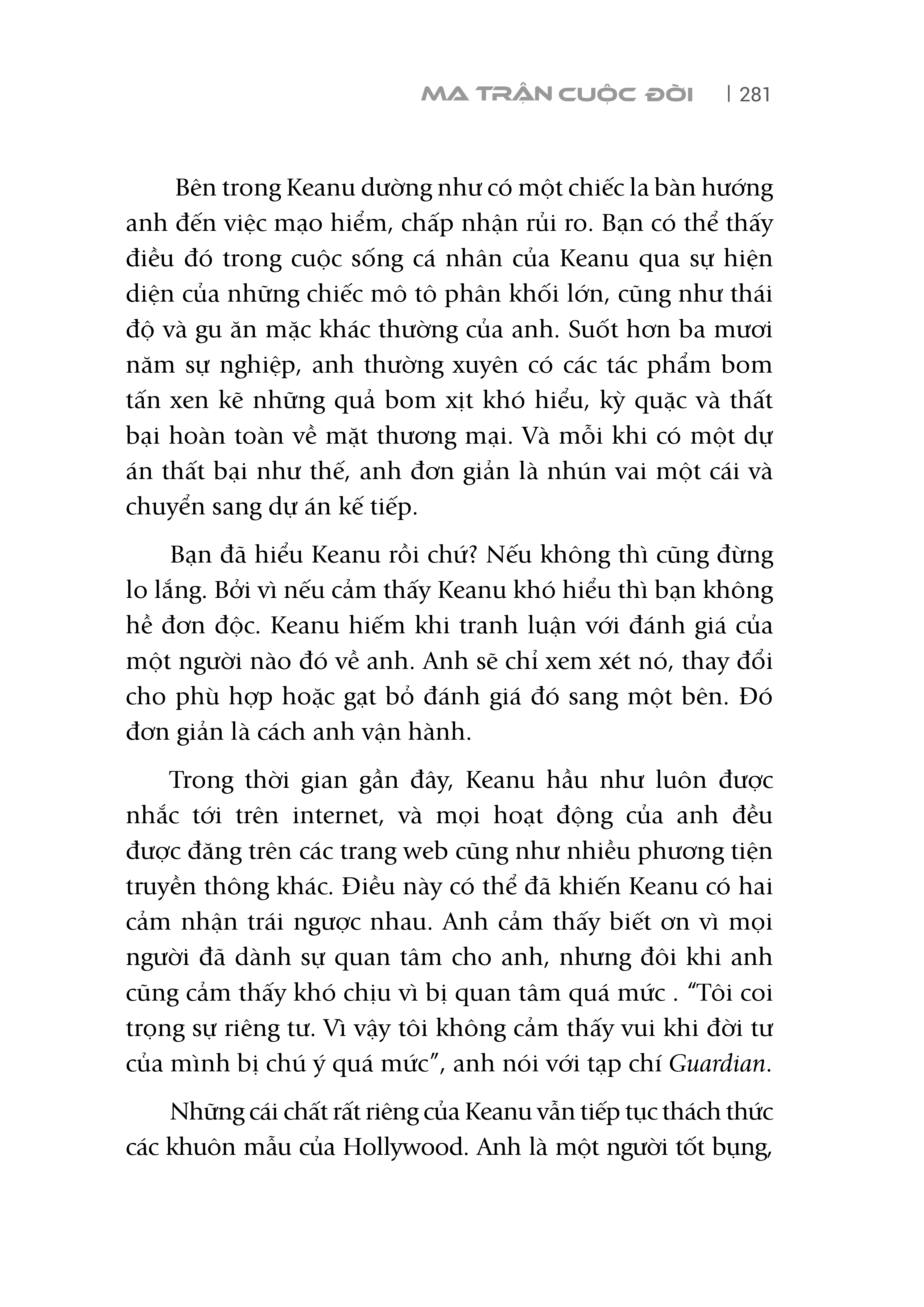 ma trận cuộc đời keanu reeves - keanu reevesℹs excellent adventure: an unauthorized biography