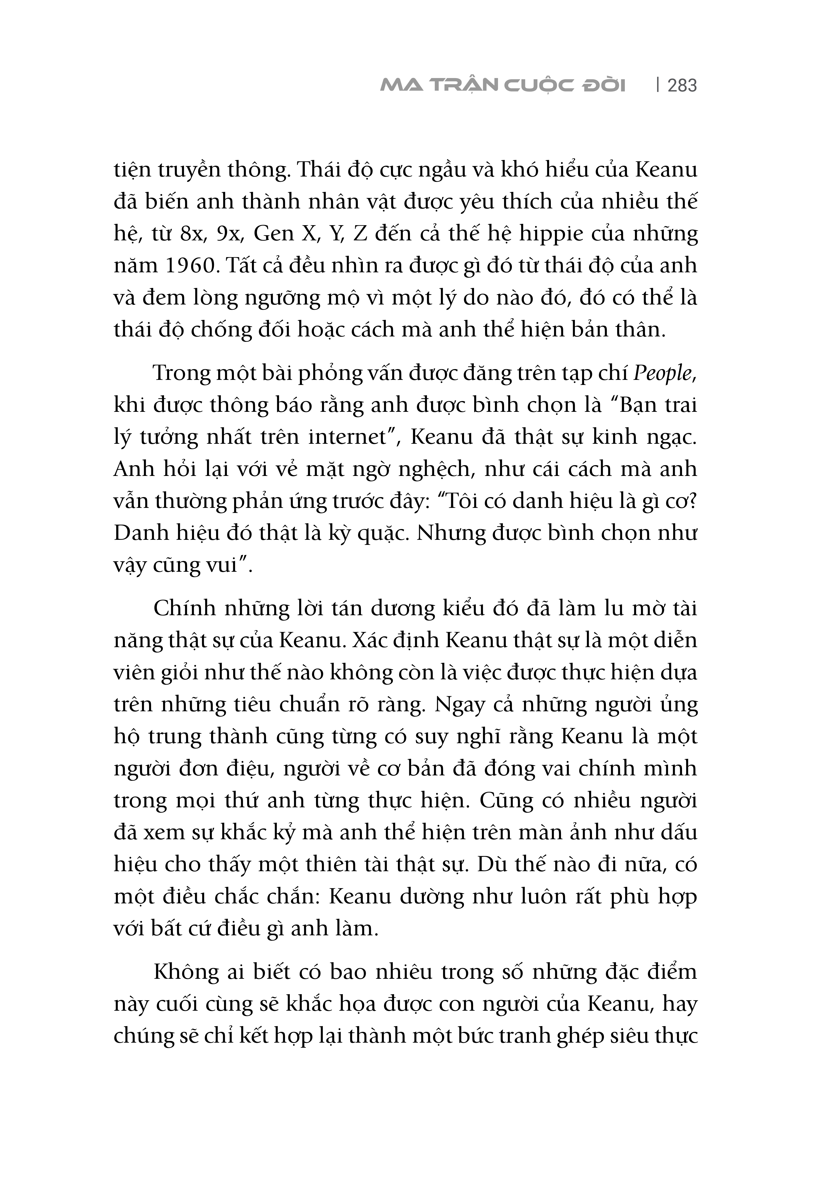 ma trận cuộc đời keanu reeves - keanu reevesℹs excellent adventure: an unauthorized biography