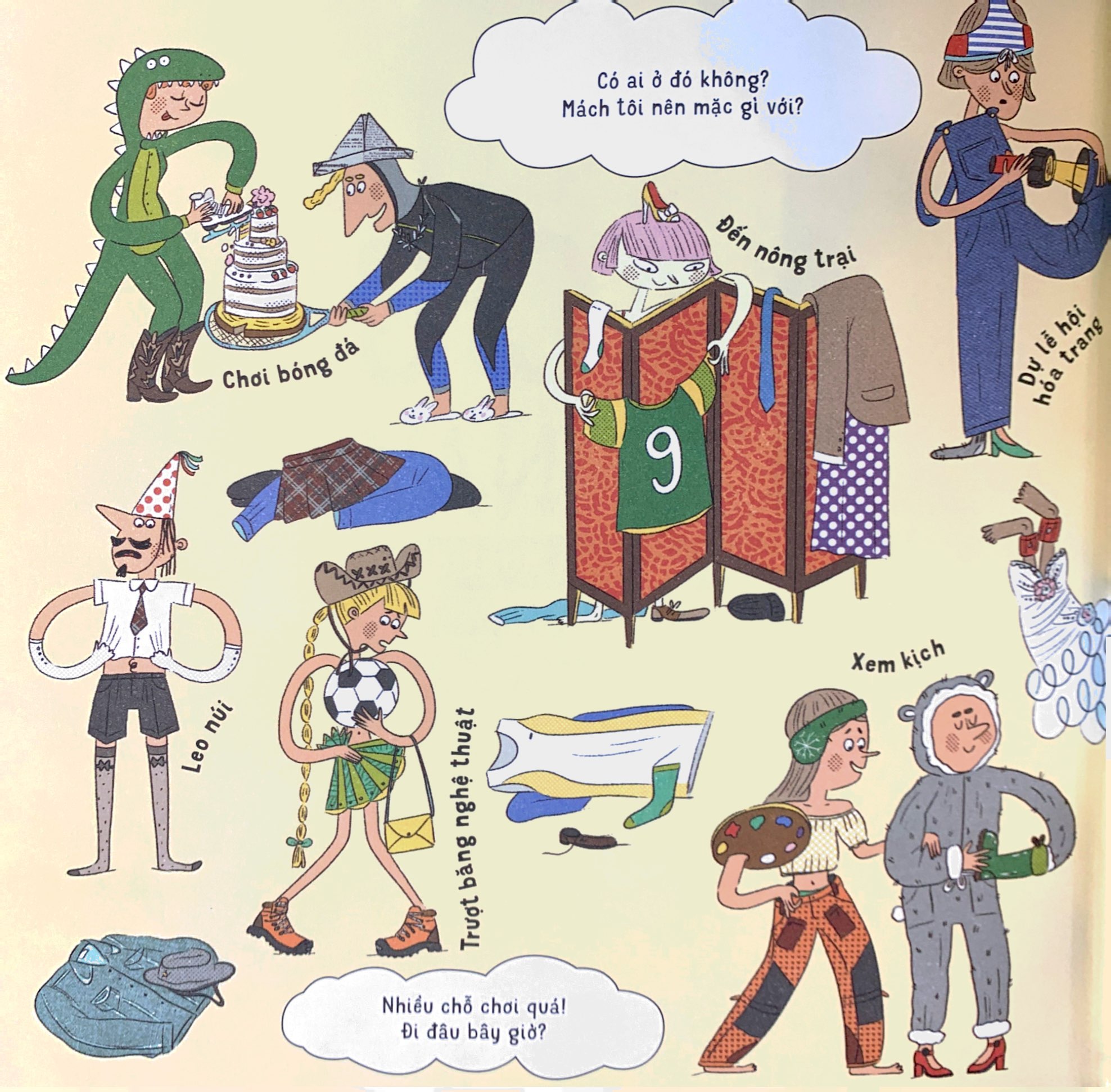 mặc gì hôm nay? - phù hợp với hoạt động