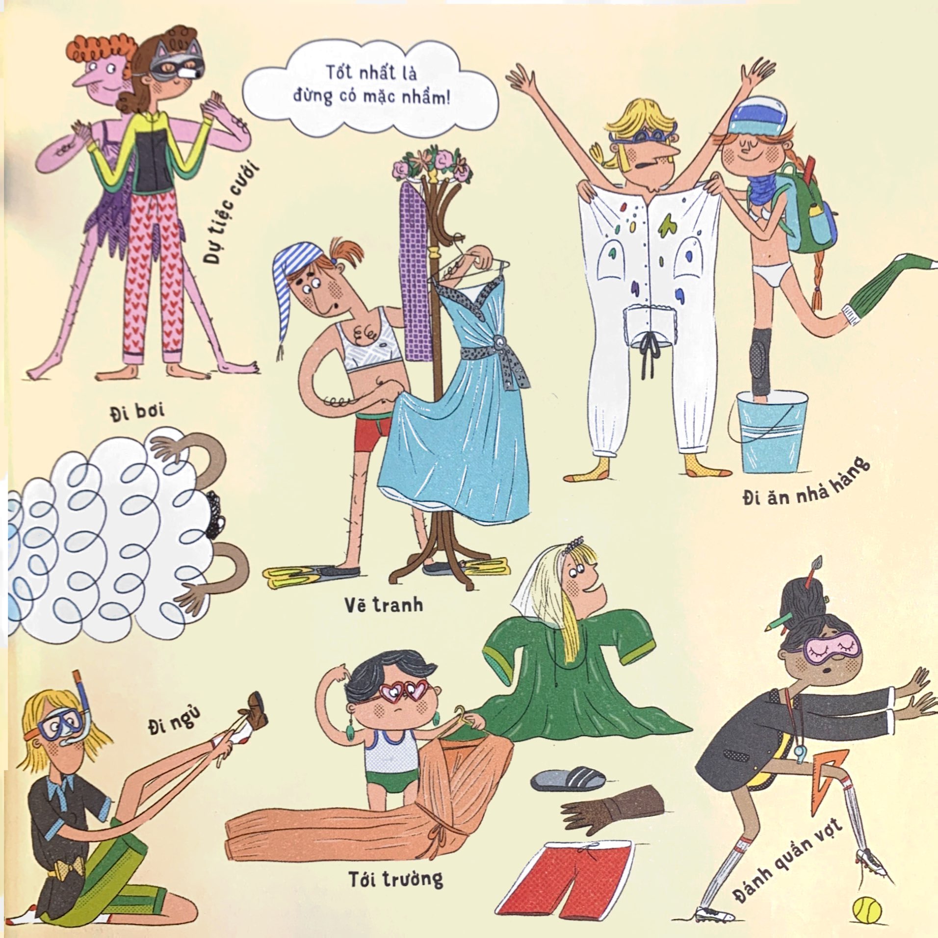 mặc gì hôm nay? - phù hợp với hoạt động