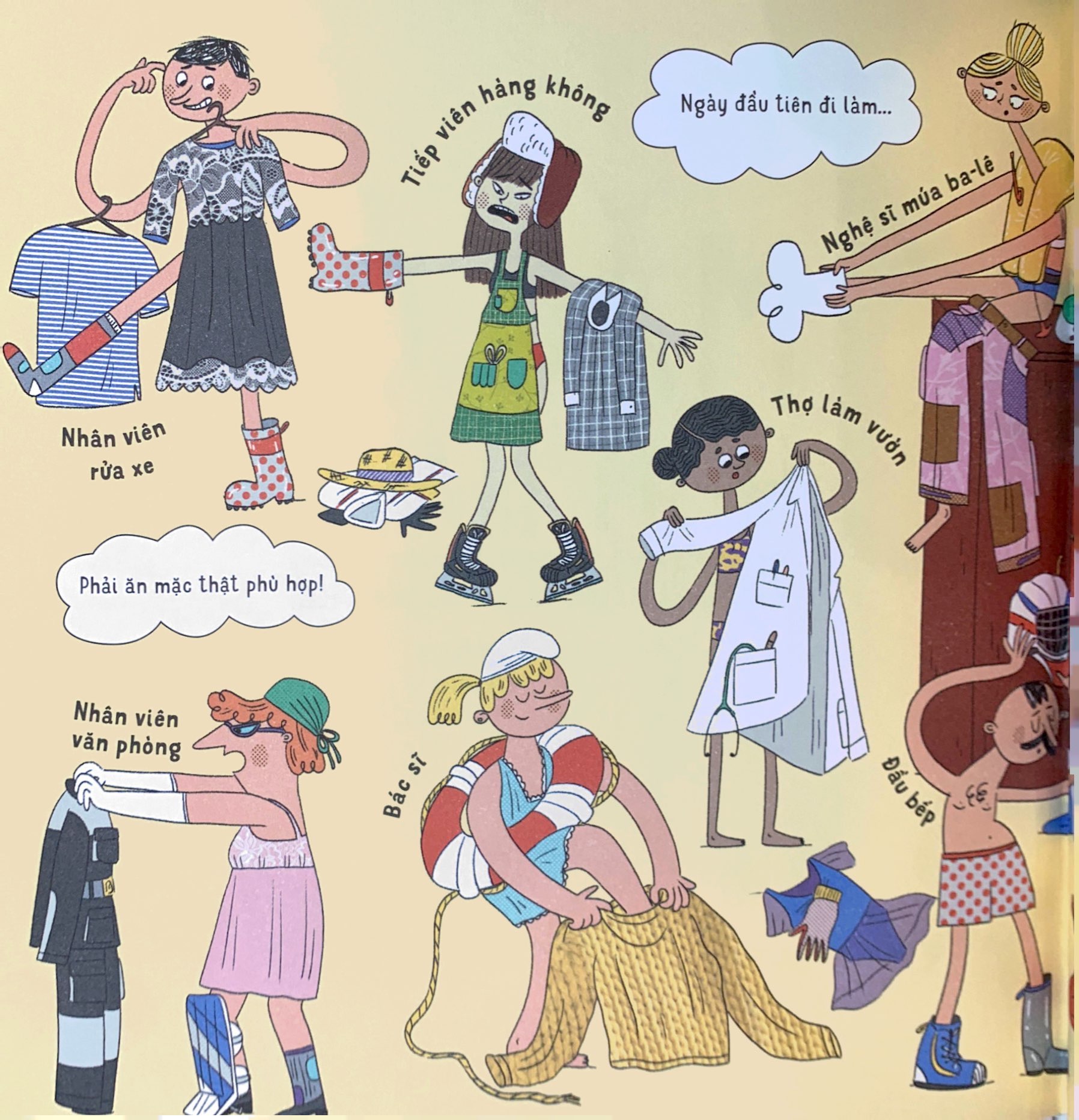 mặc gì hôm nay? - phù hợp với nghề nghiệp