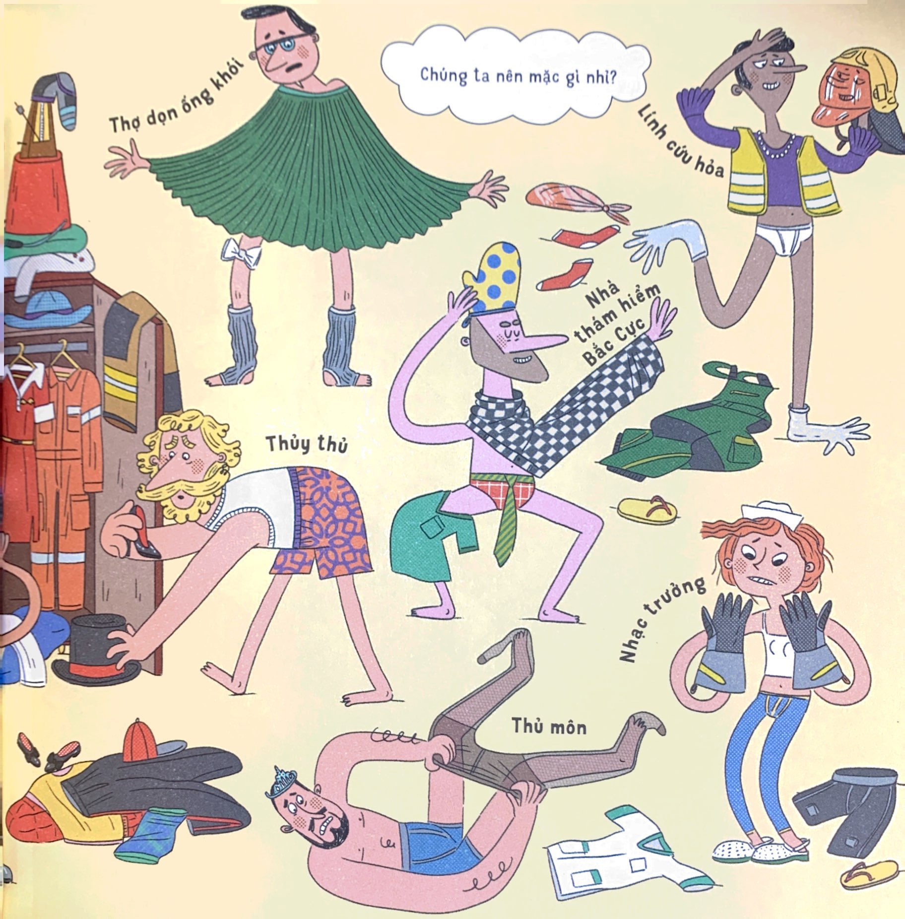 mặc gì hôm nay? - phù hợp với nghề nghiệp