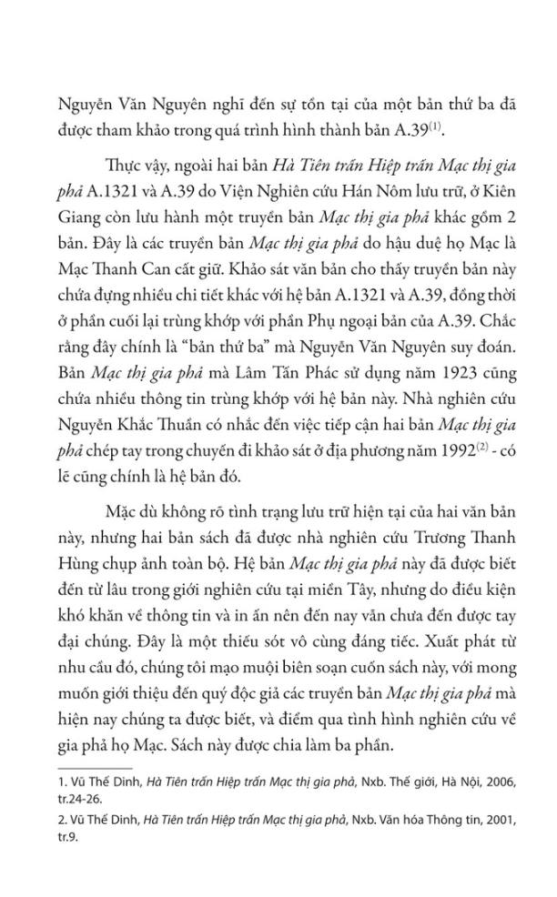 mạc thị gia phả