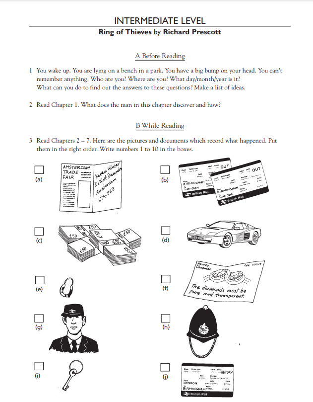 macmillan readers - intermediate reader: ring of thieves