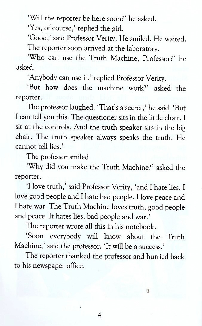macmillan readers: the truth machine: beginner