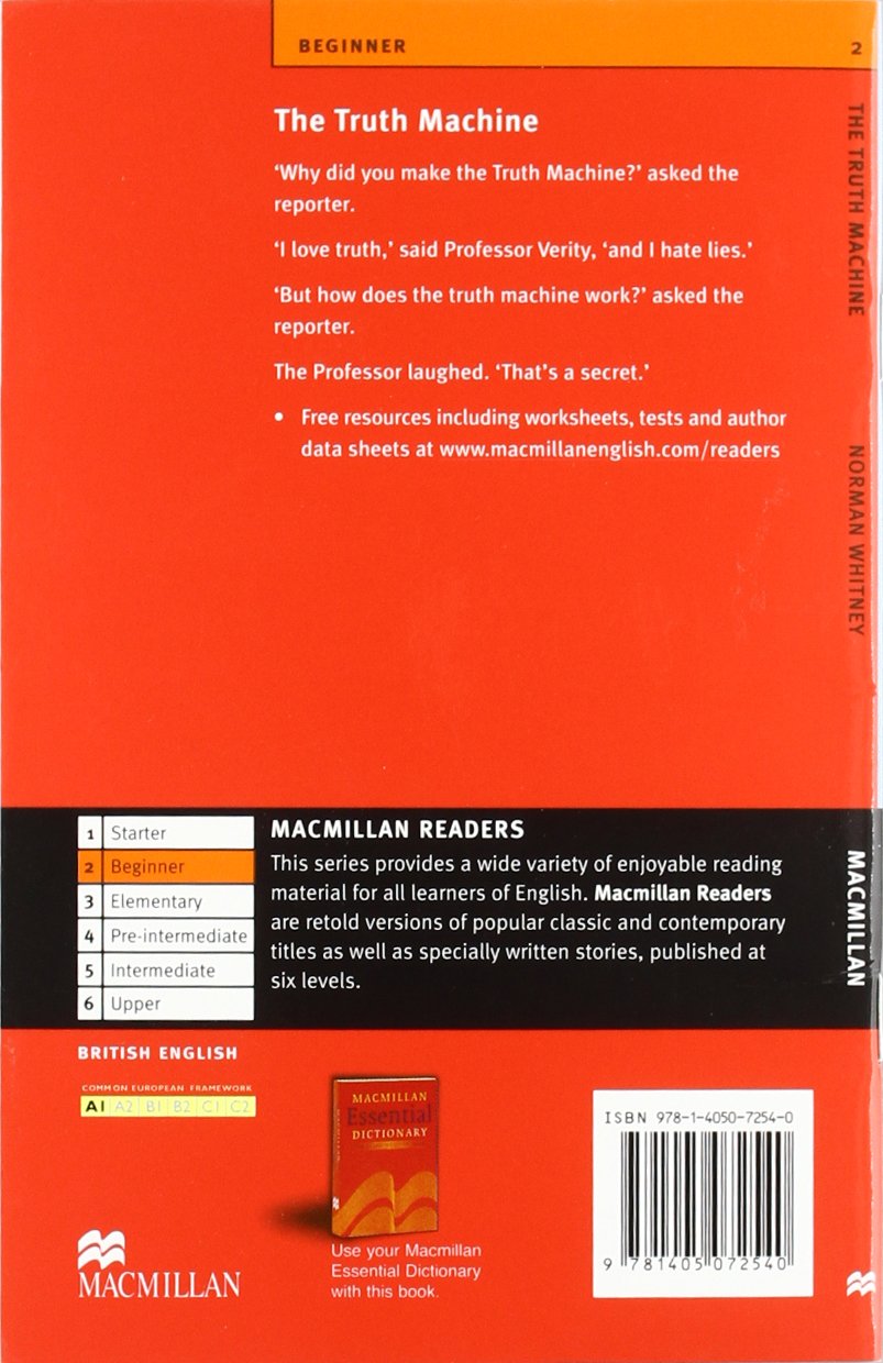 macmillan readers: the truth machine: beginner