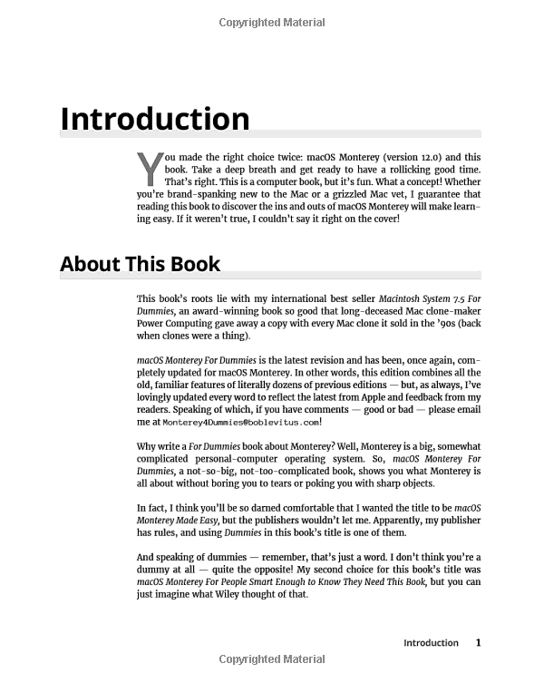 macos monterey for dummies