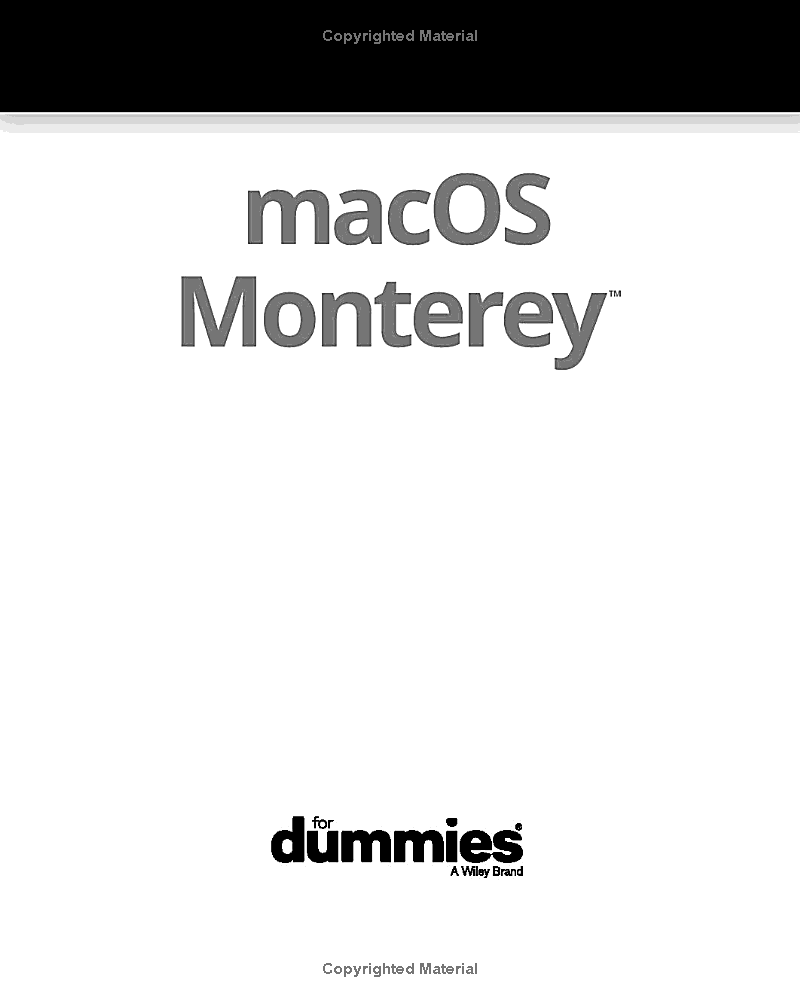 macos monterey for dummies
