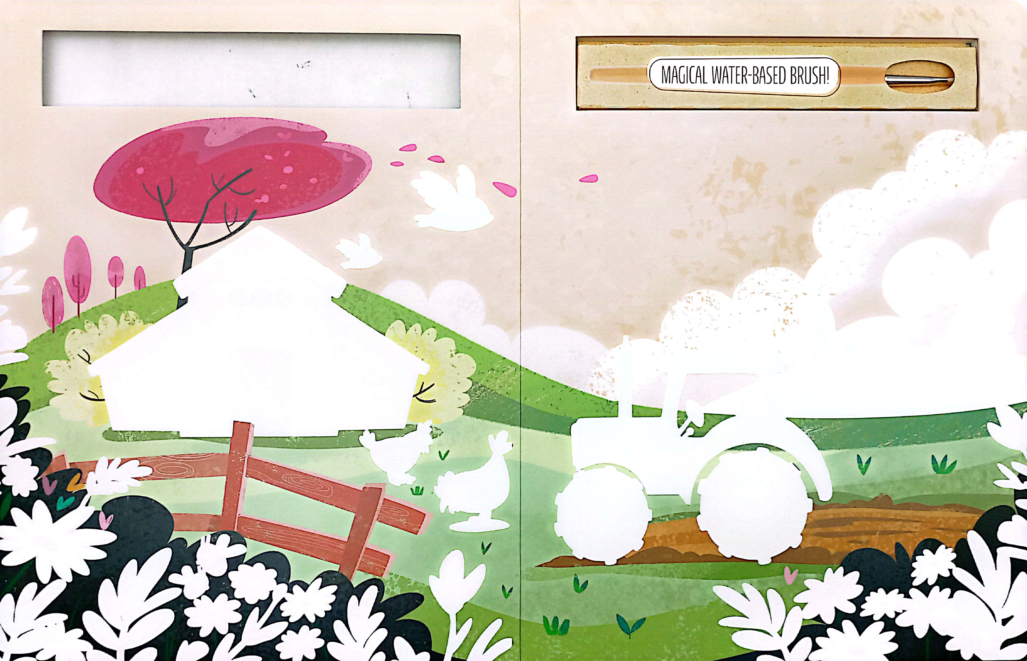 magic ink - a free the colours brush book - the farm