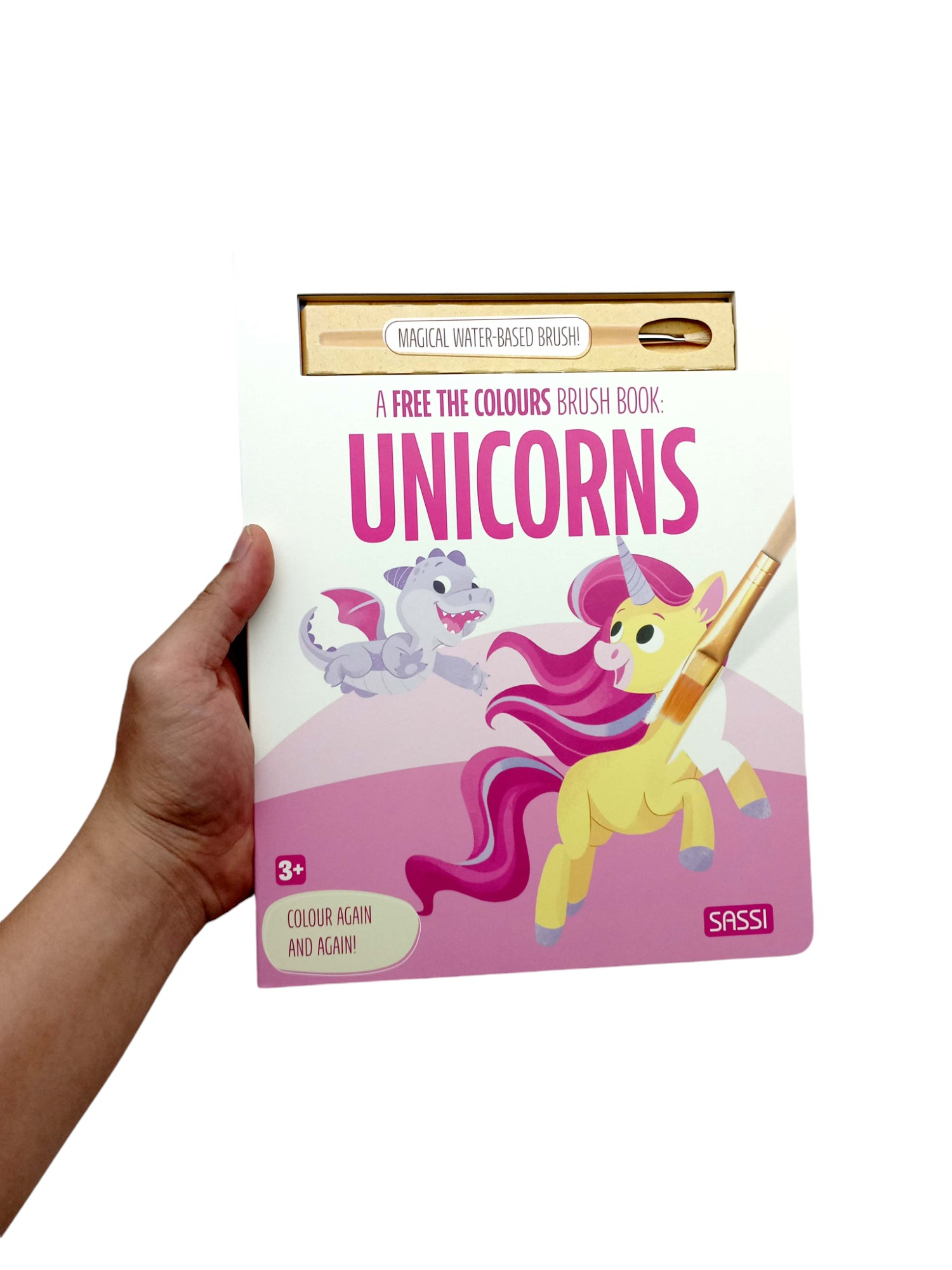 magic ink - a free the colours brush book - unicorns