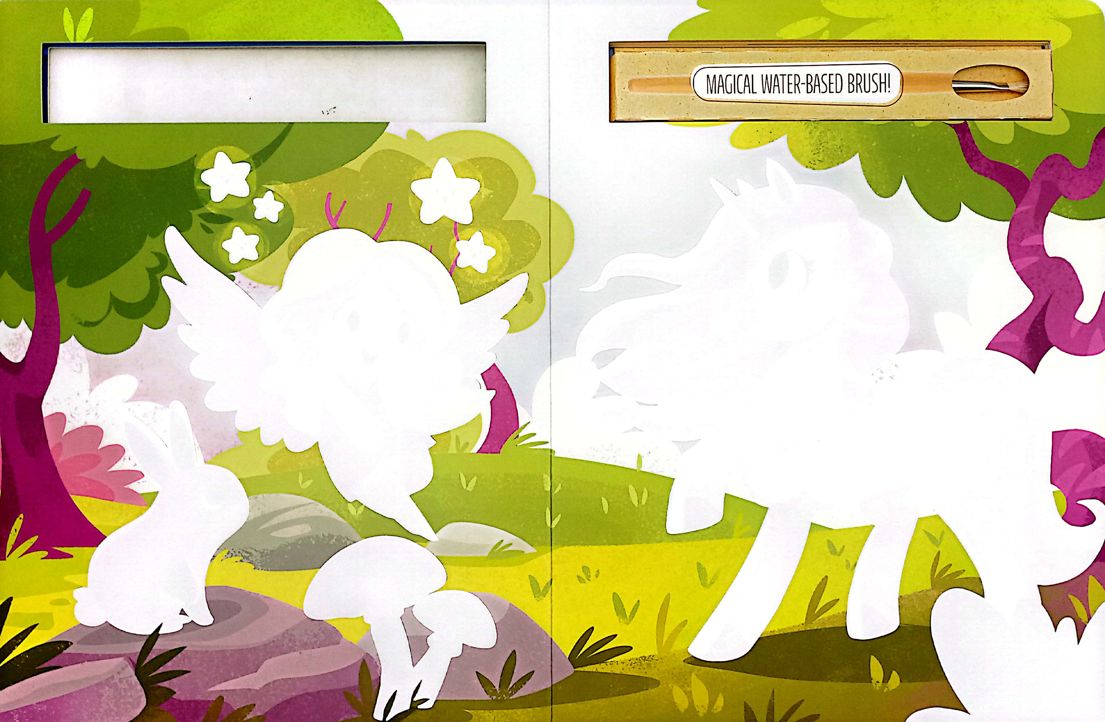 magic ink - a free the colours brush book - unicorns
