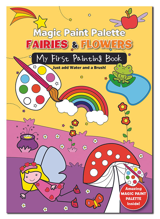 magic paint palette - fairies & flowers