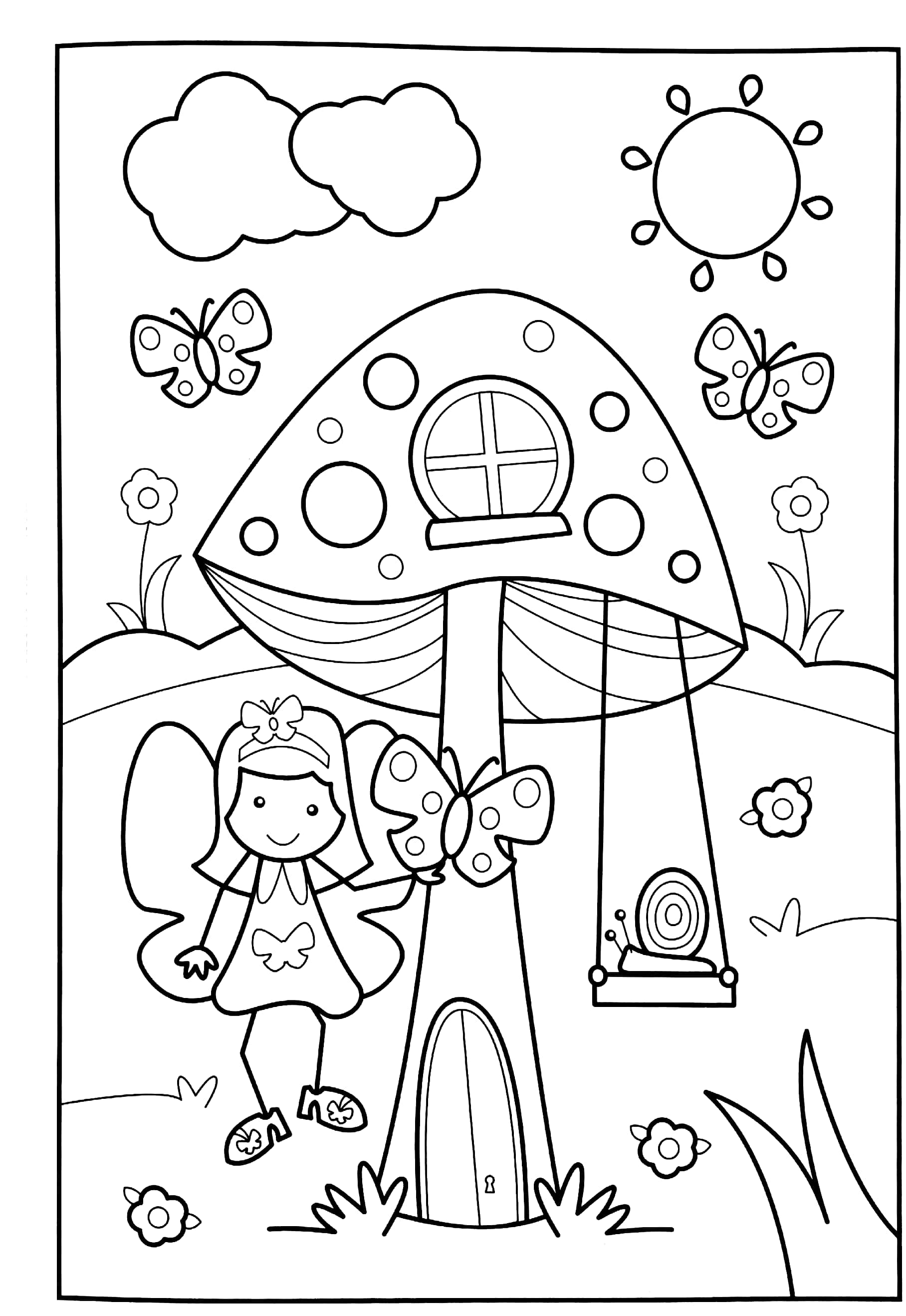 magic paint palette - fairies & flowers