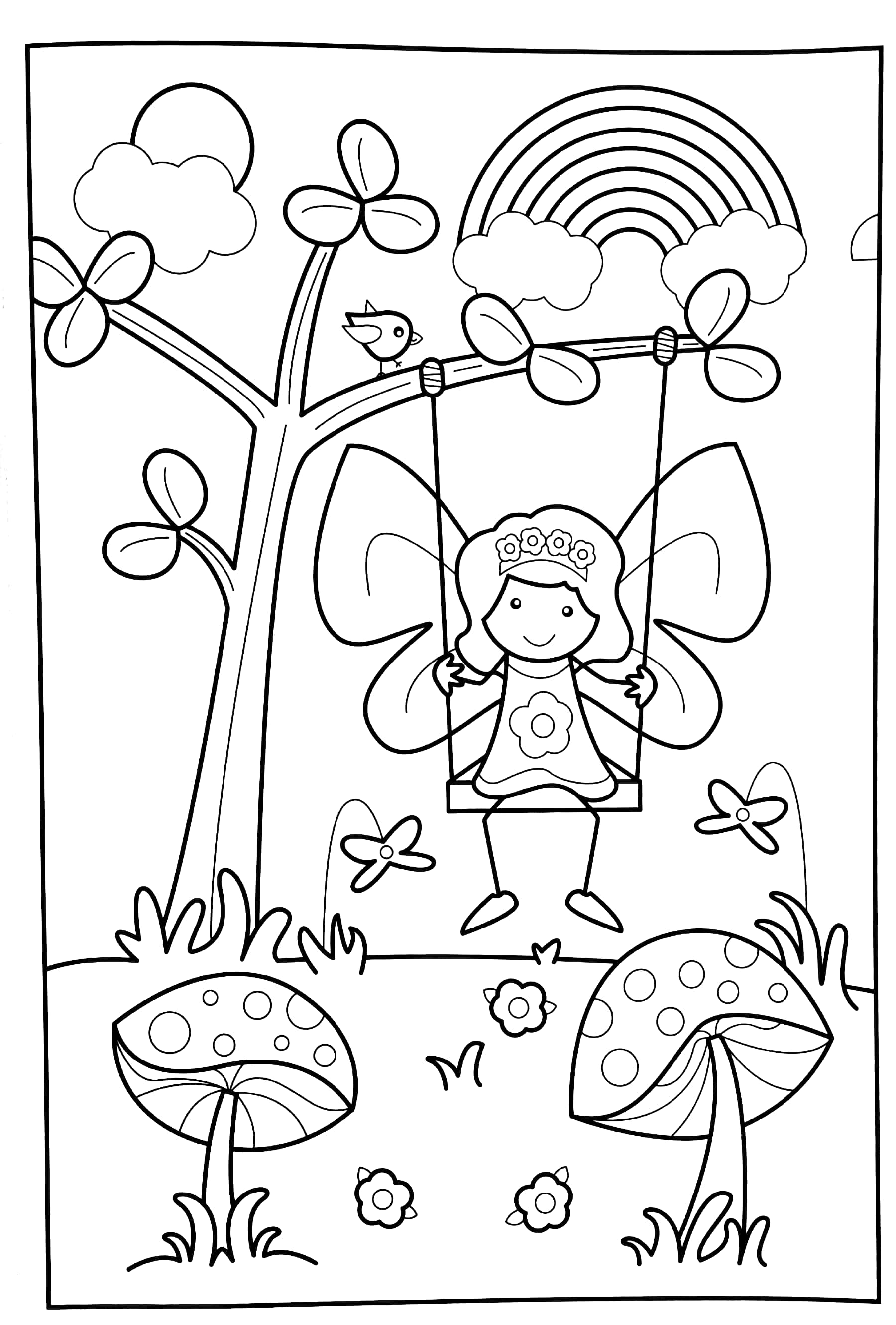 magic paint palette - fairies & flowers