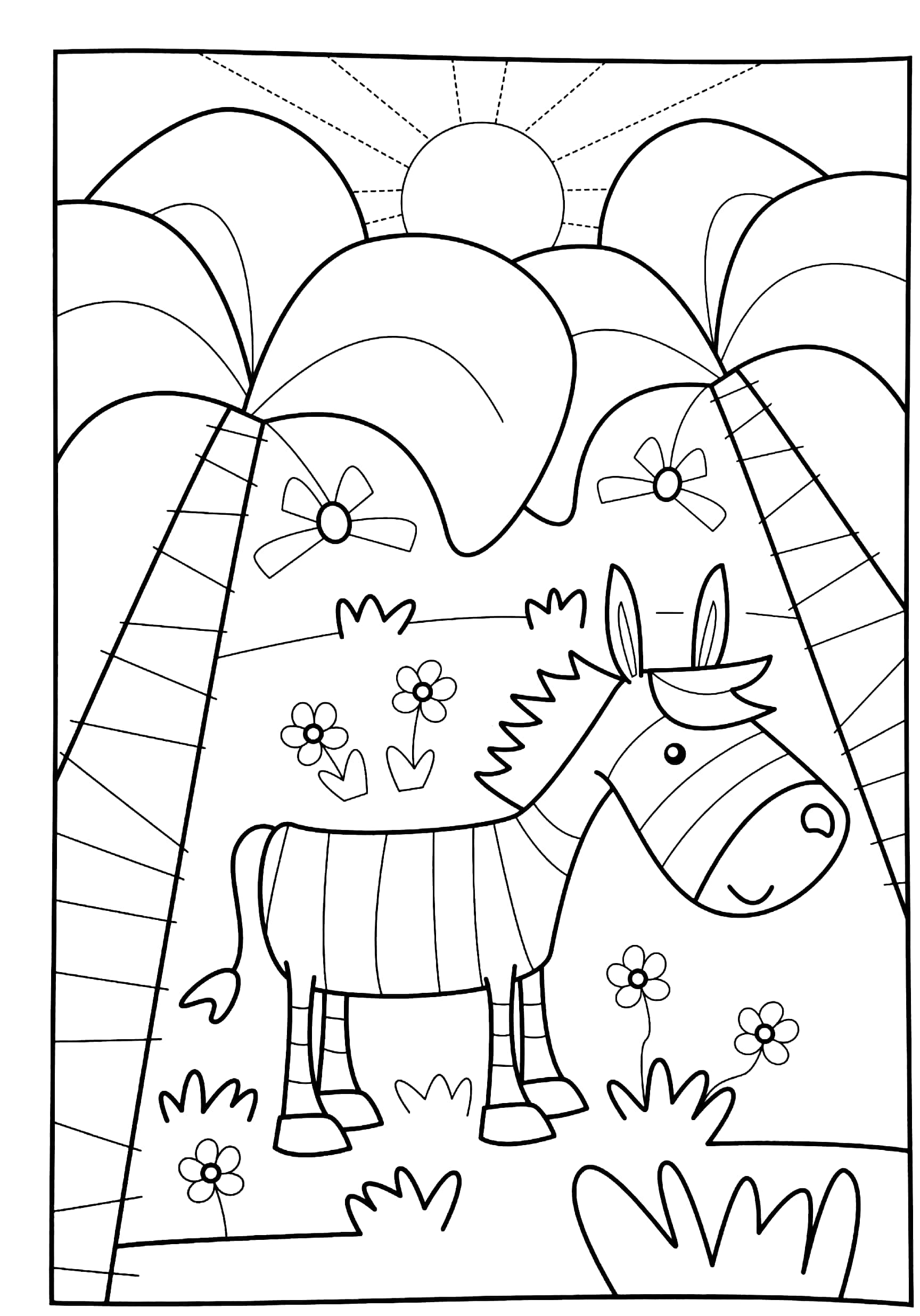 magic paint palette - jungle & animals