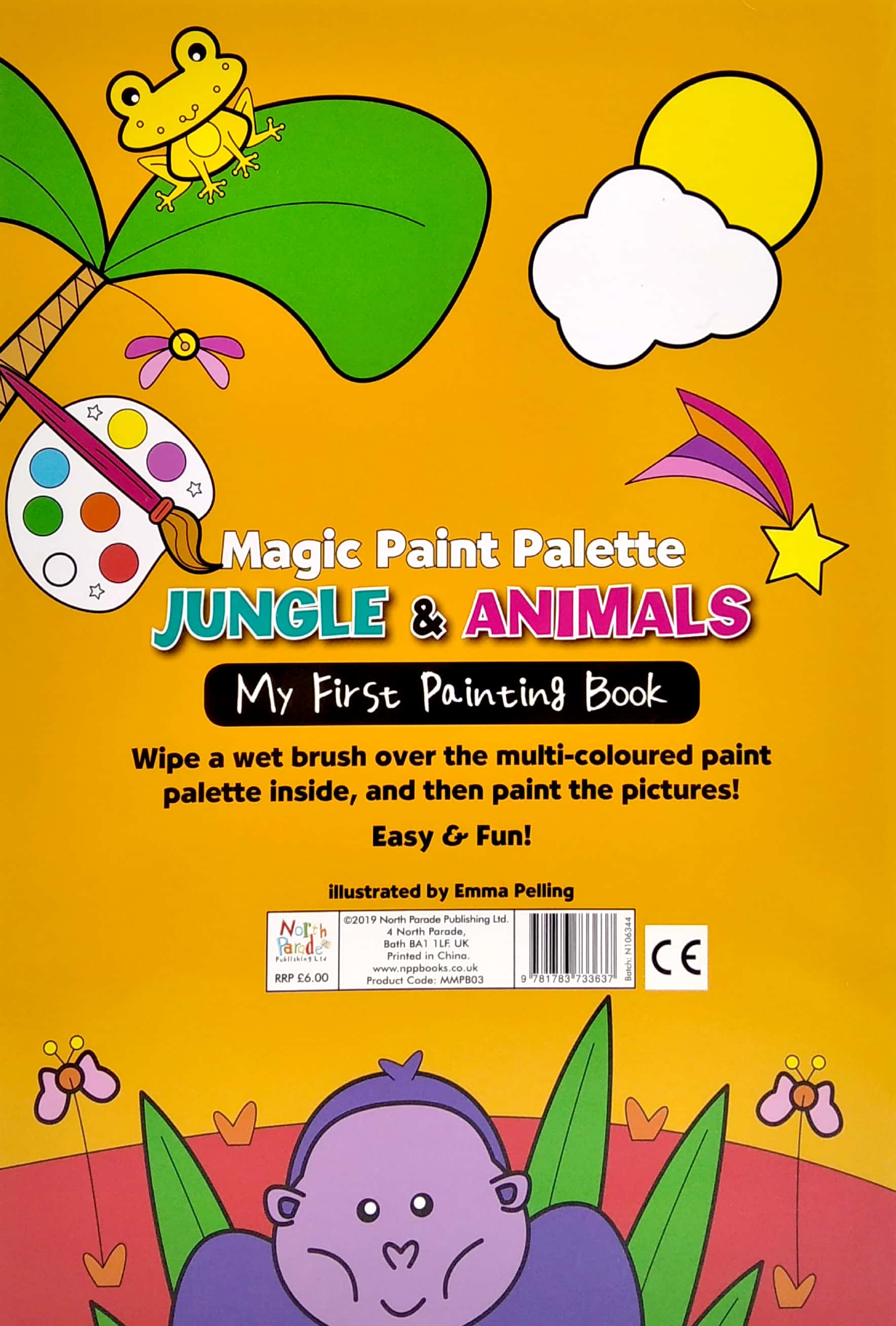 magic paint palette - jungle & animals