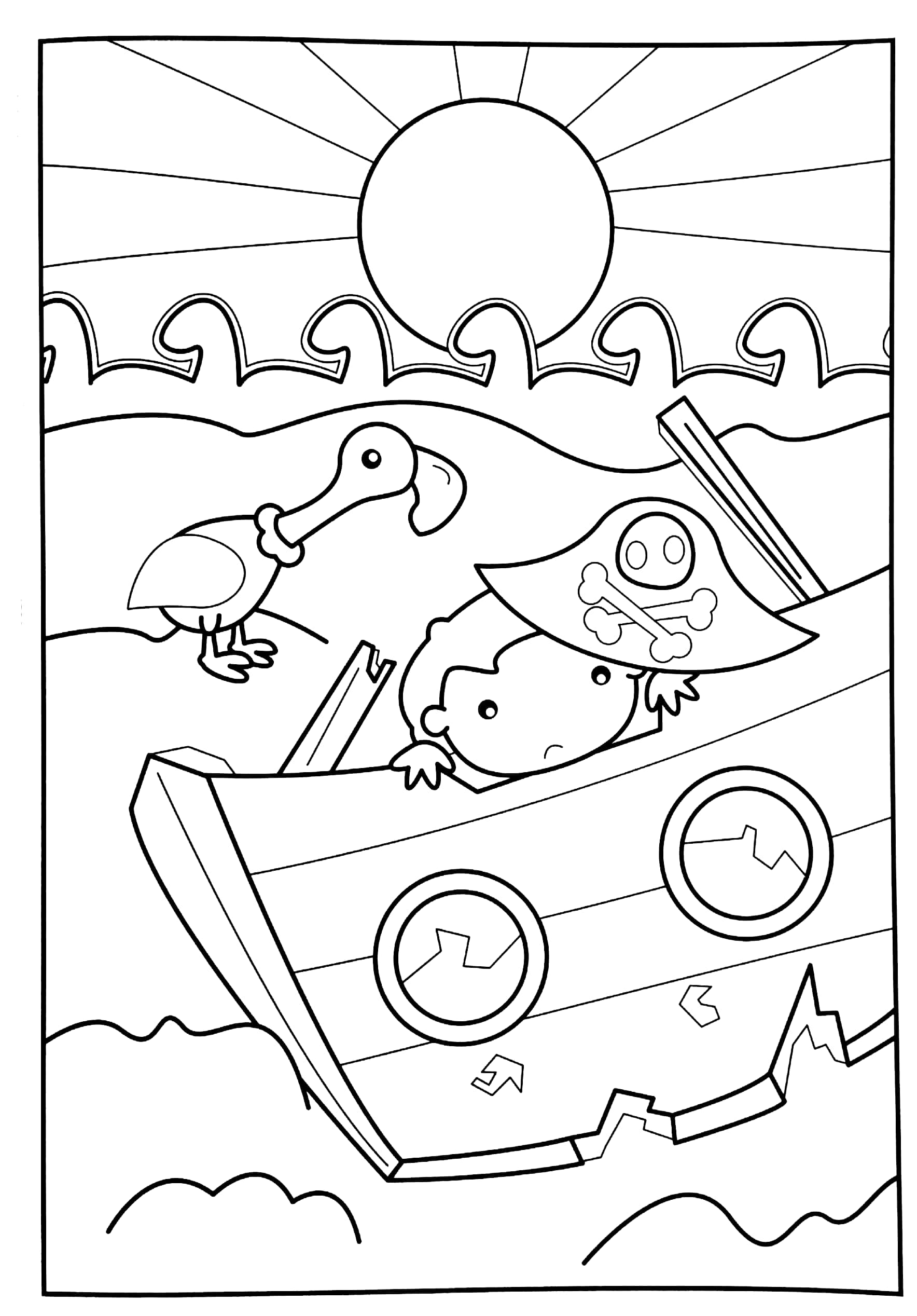 magic paint palette - pirates & treasure