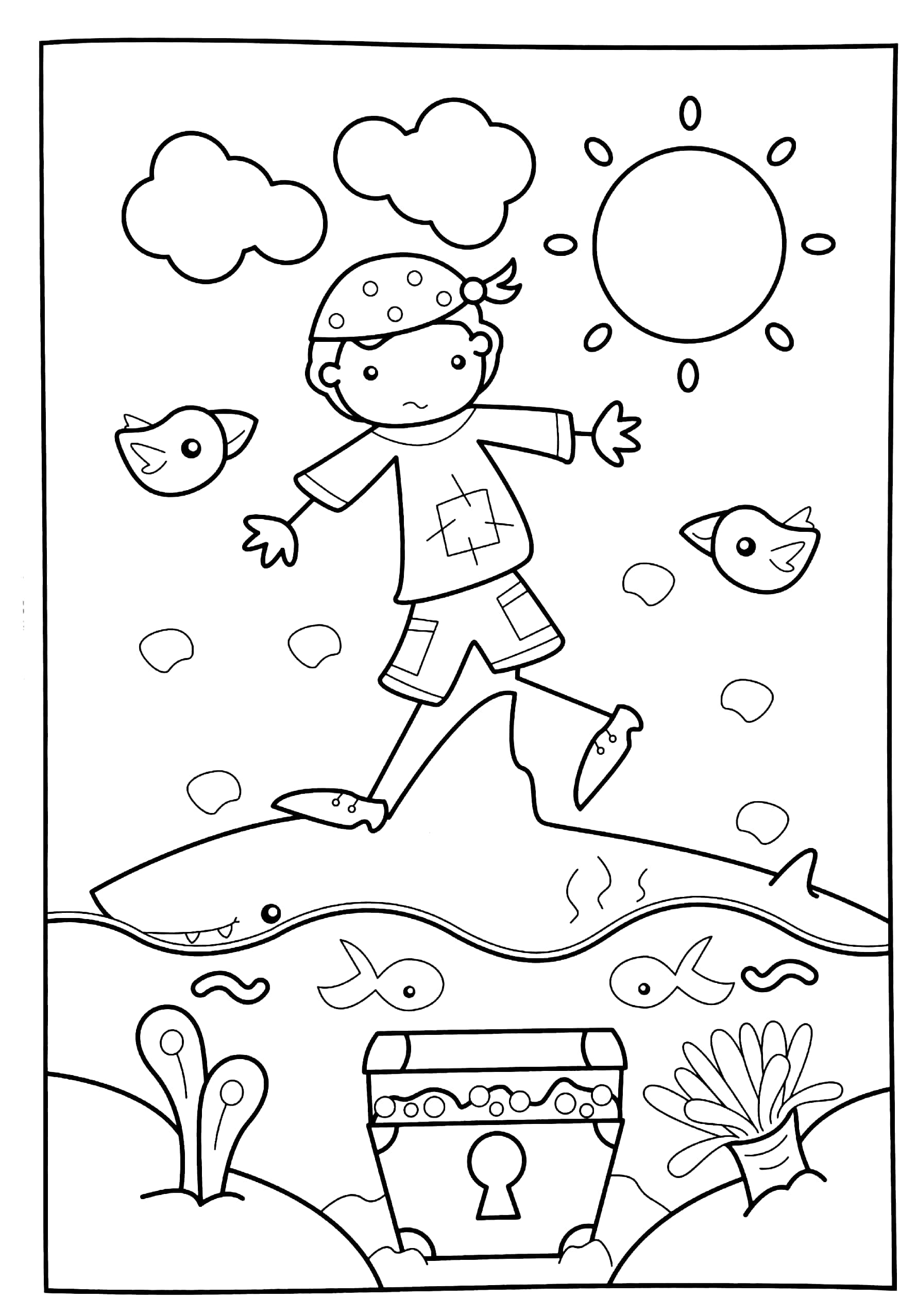 magic paint palette - pirates & treasure