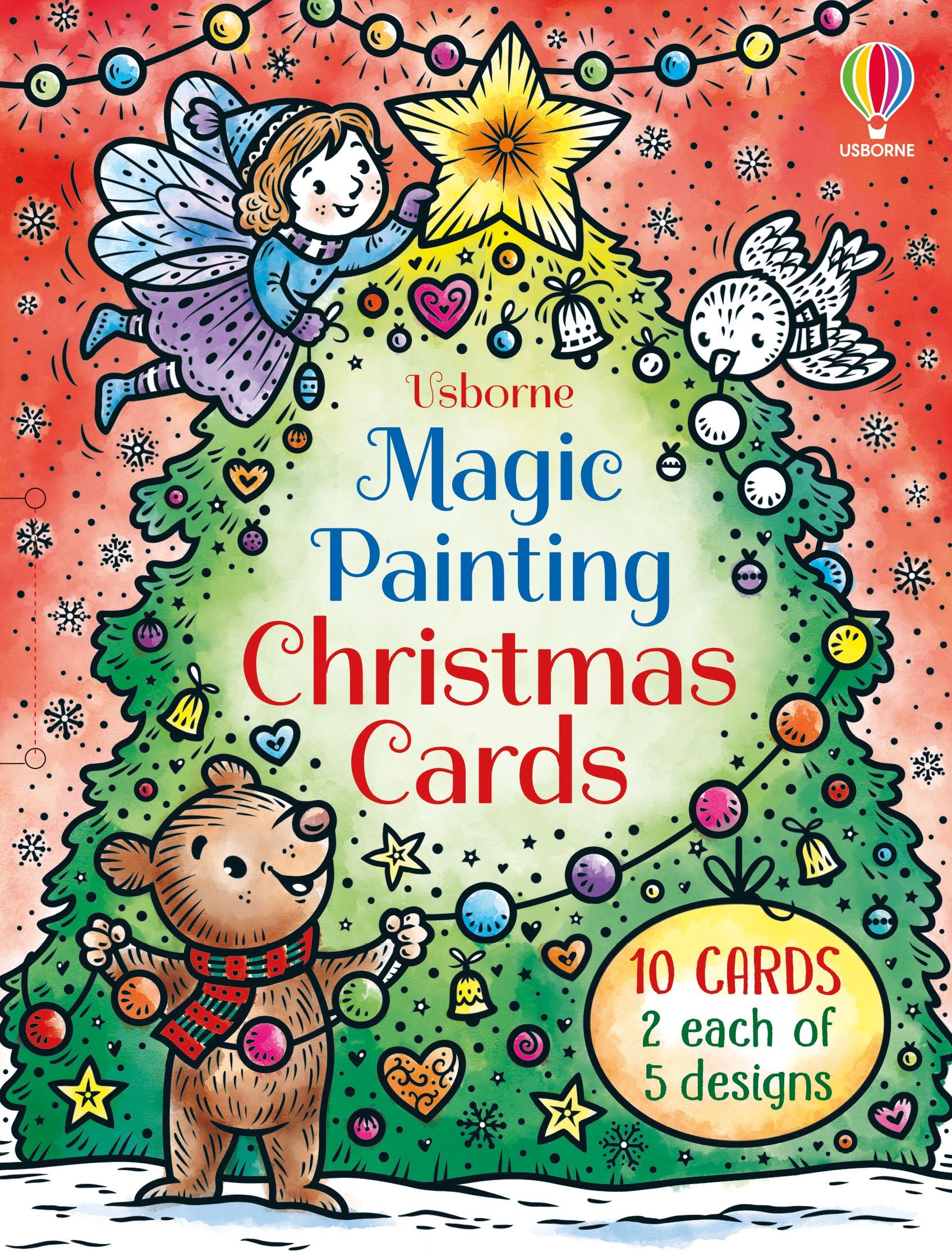 magic painting christmas cards