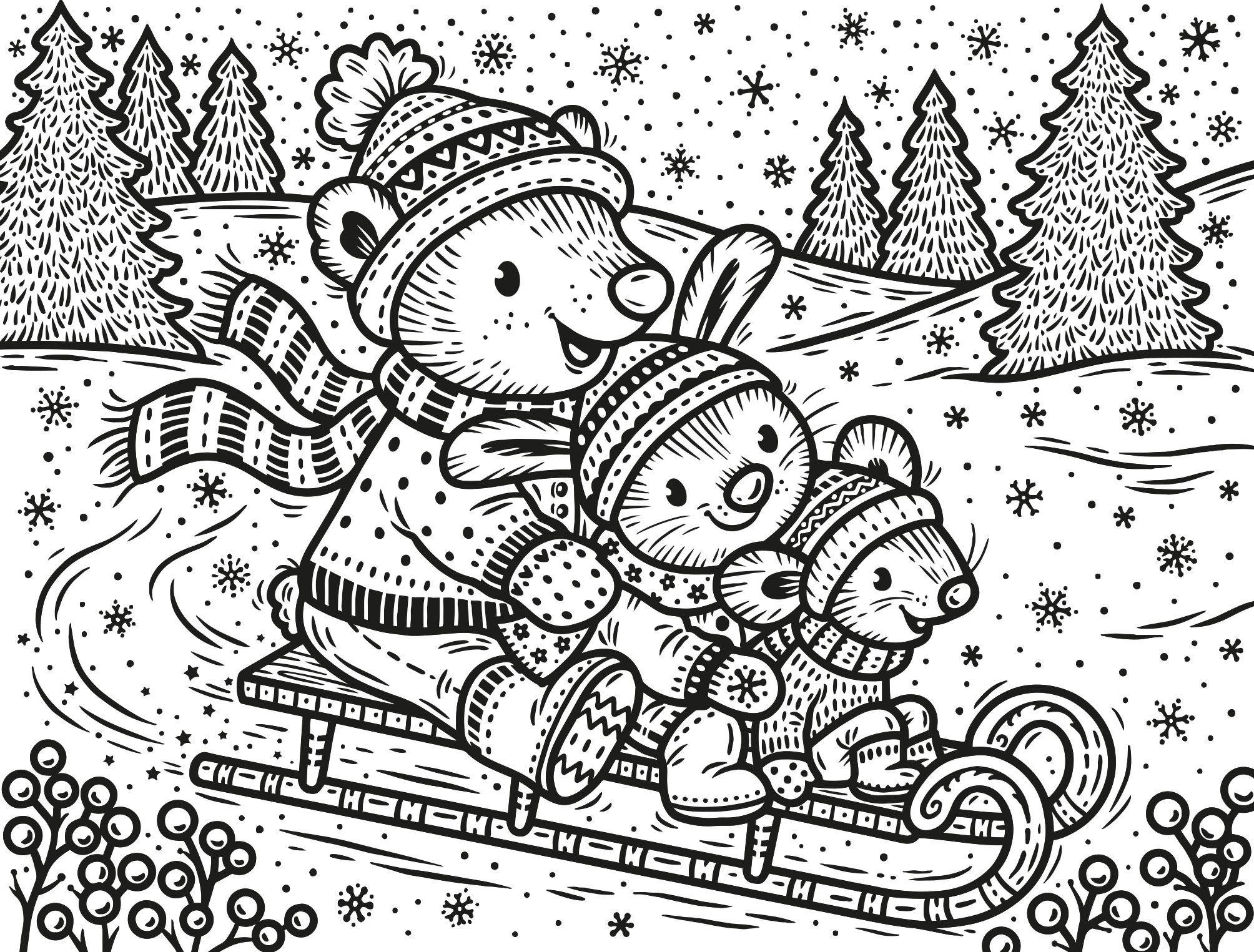magic painting christmas cards