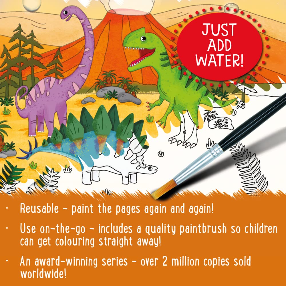 magic water colouring - scales and tails - dinosaurs