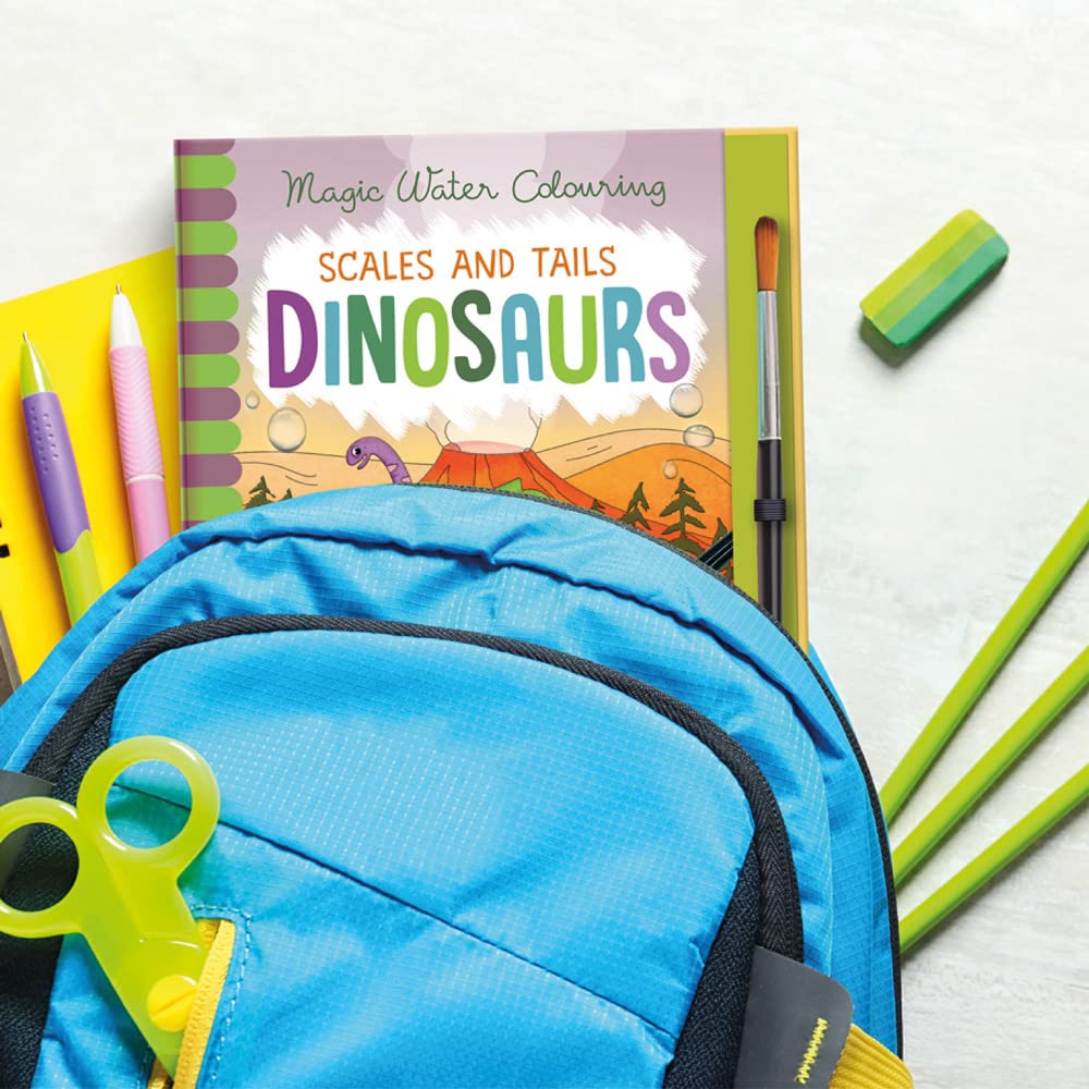 magic water colouring - scales and tails - dinosaurs