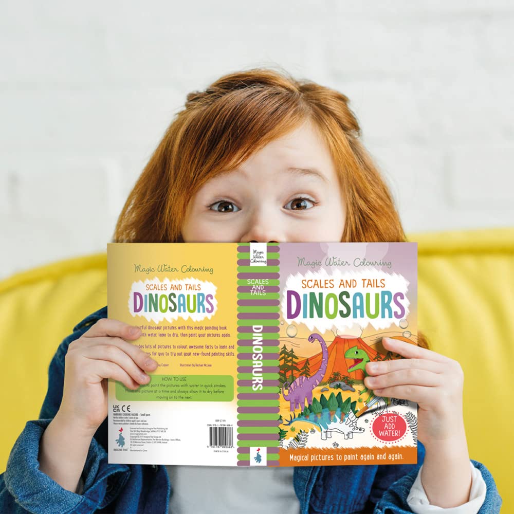 magic water colouring - scales and tails - dinosaurs