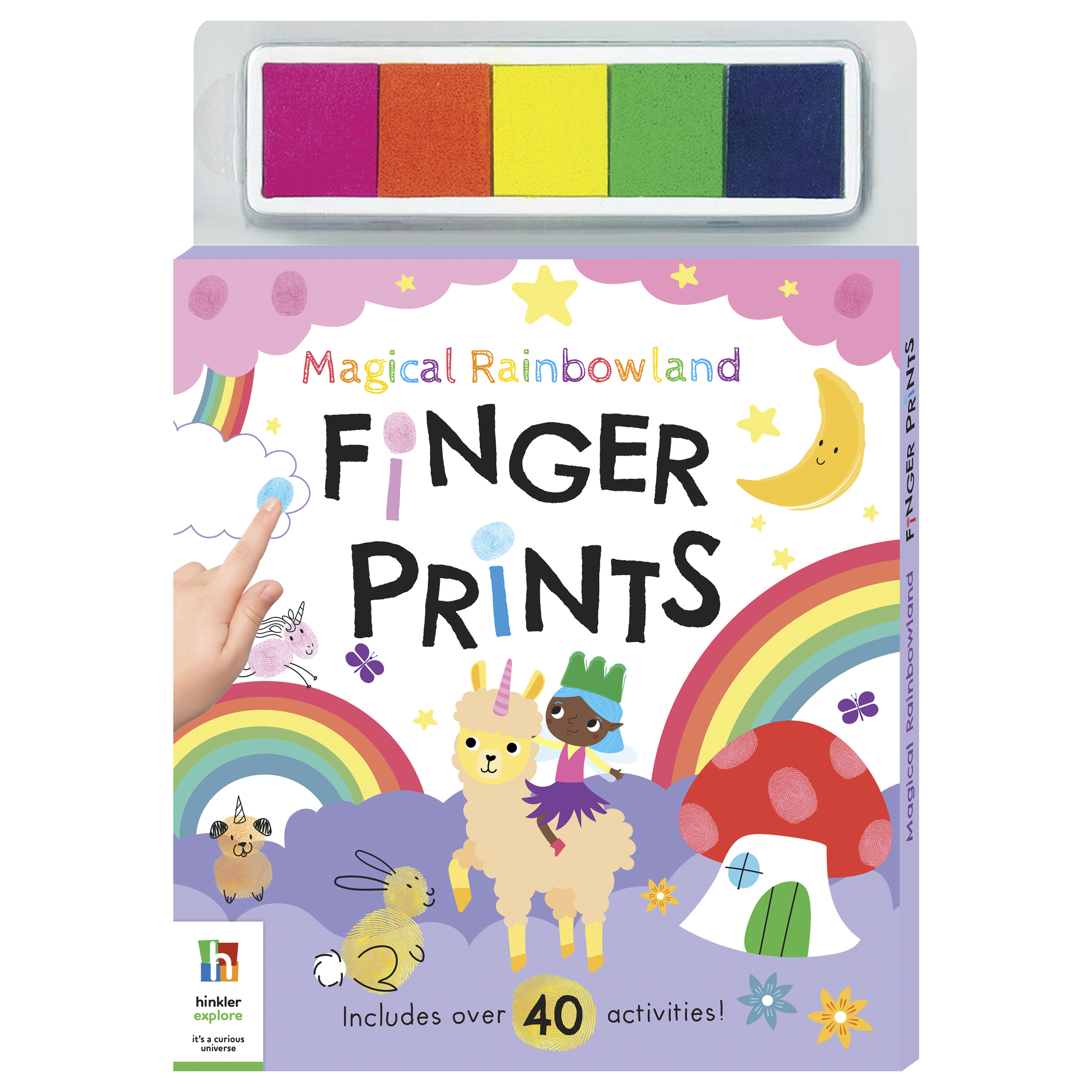 magical rainbowland finger prints