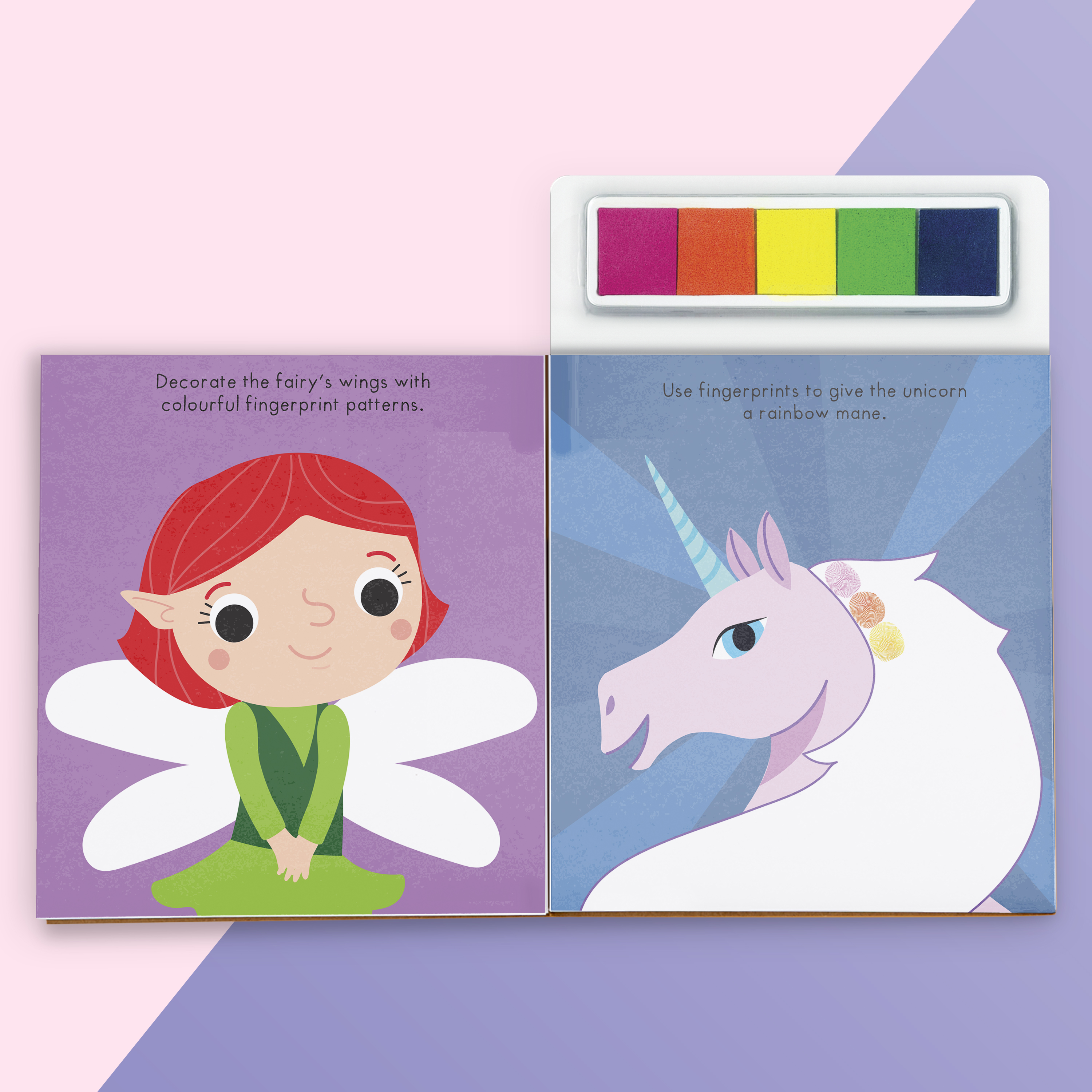 magical rainbowland finger prints