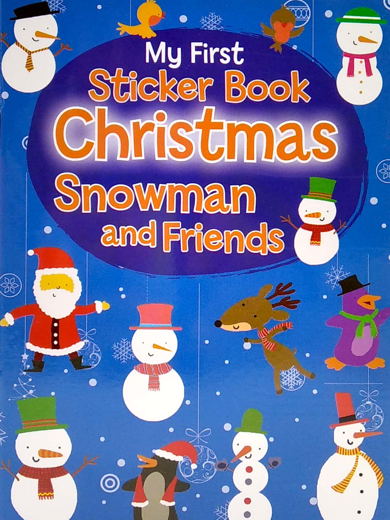 magnetic mini sticker books - xmas red